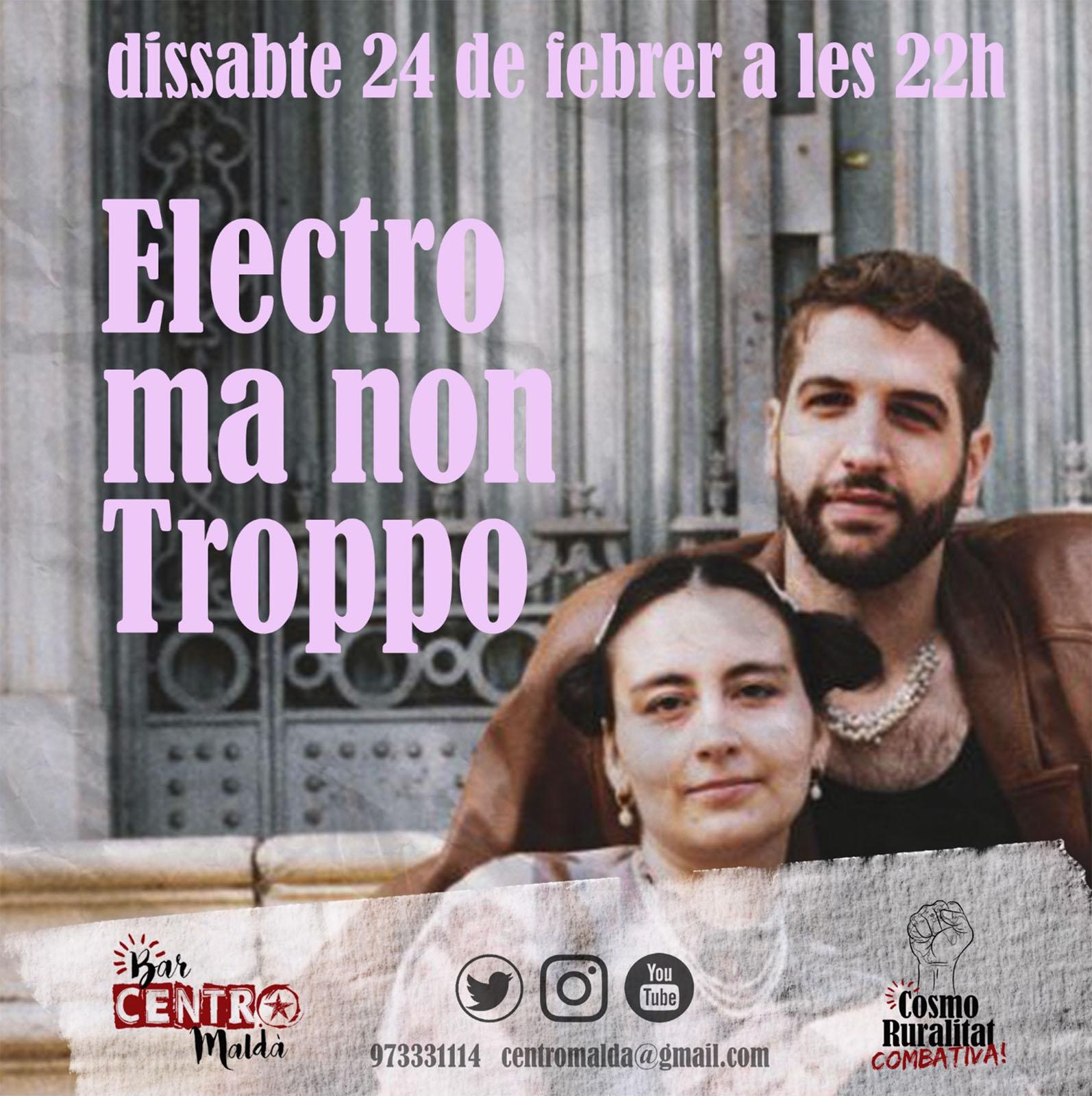 cartell Concert de Electro ma non Troppo