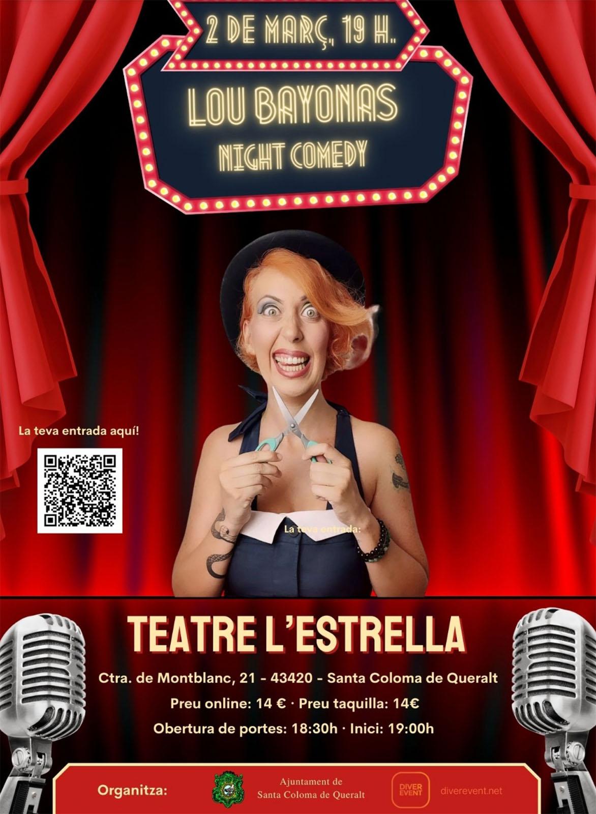 cartell Espectacle 'Night Comedy'