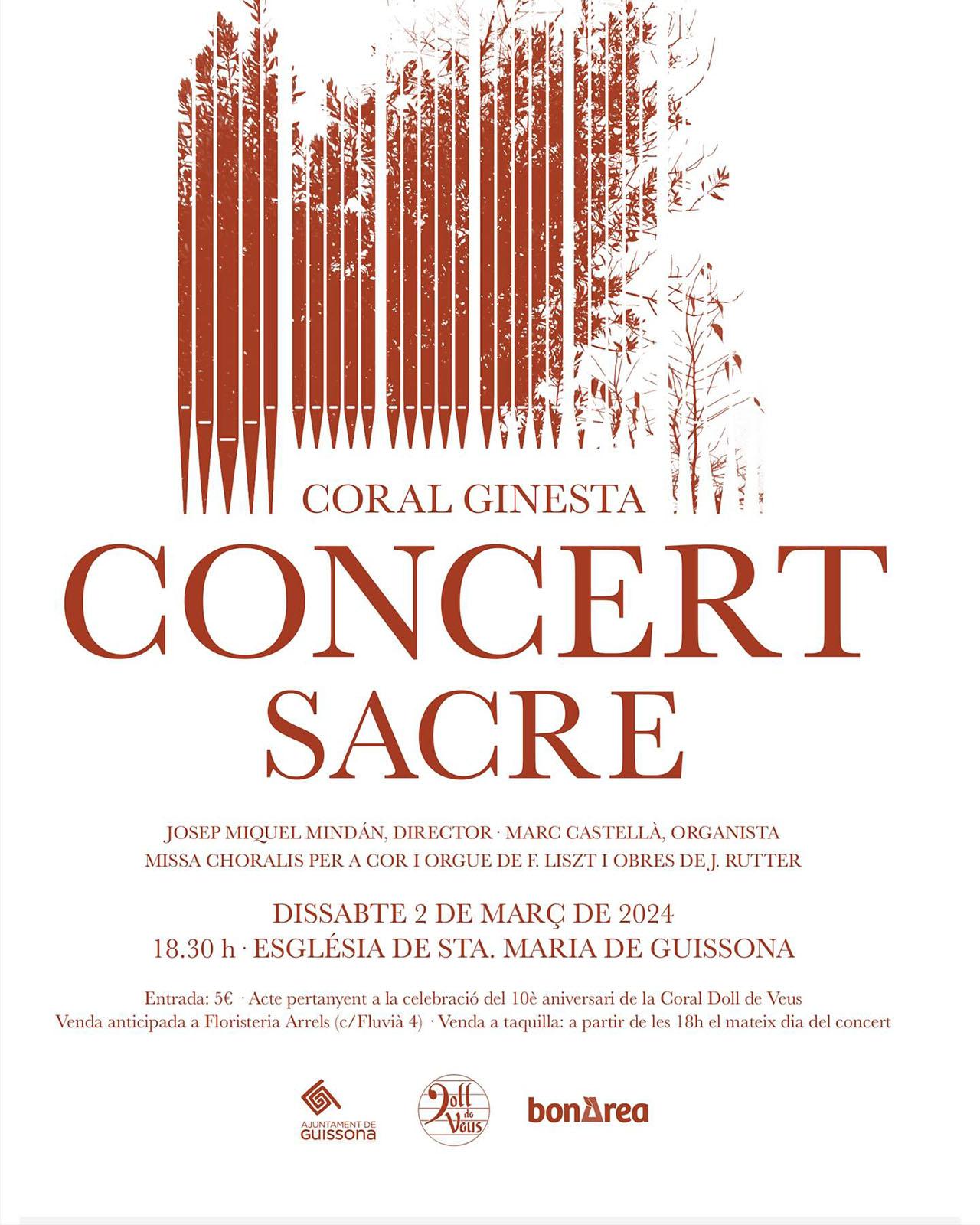 cartell Concert Sacre