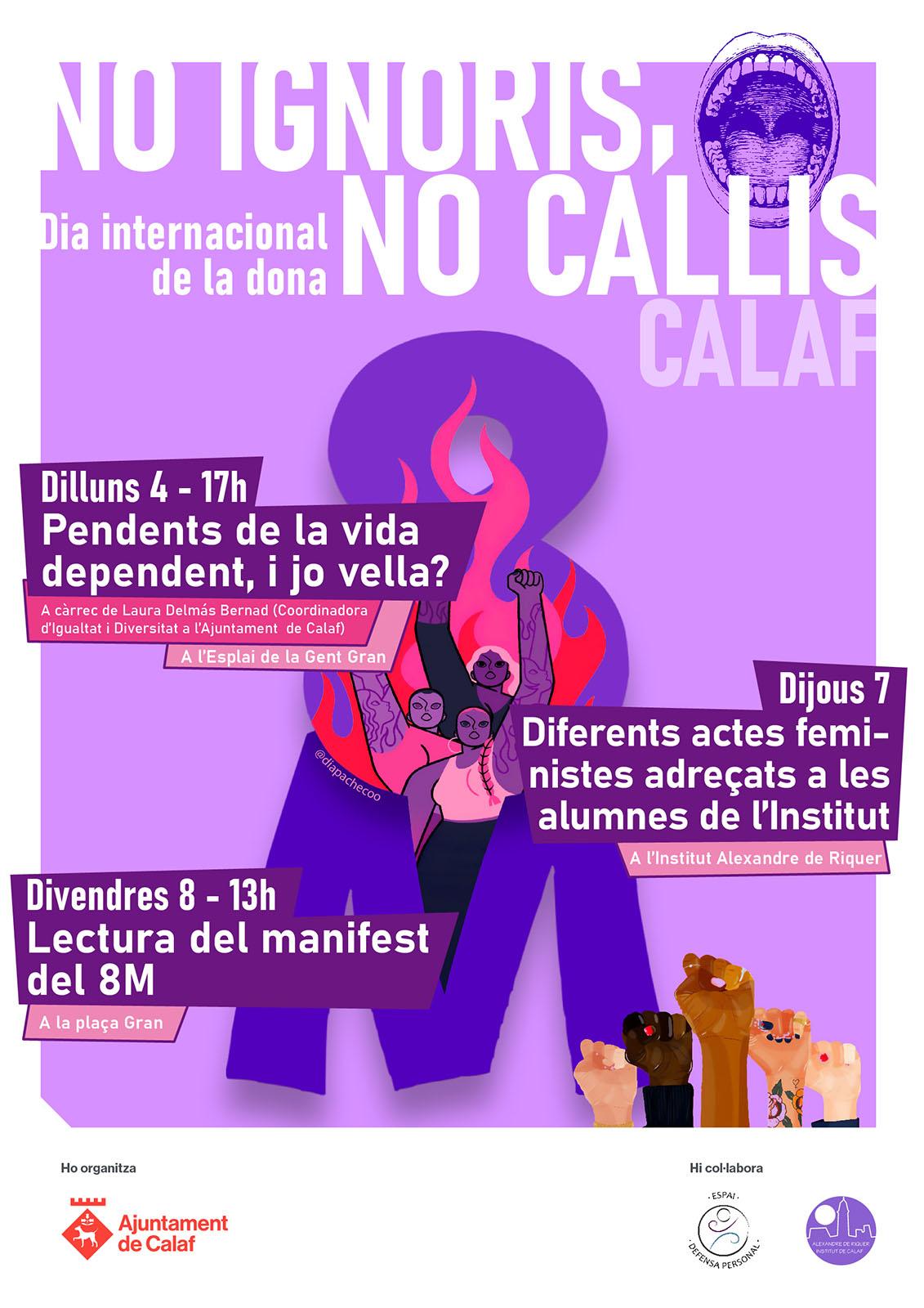 cartell 8M a Calaf 2024