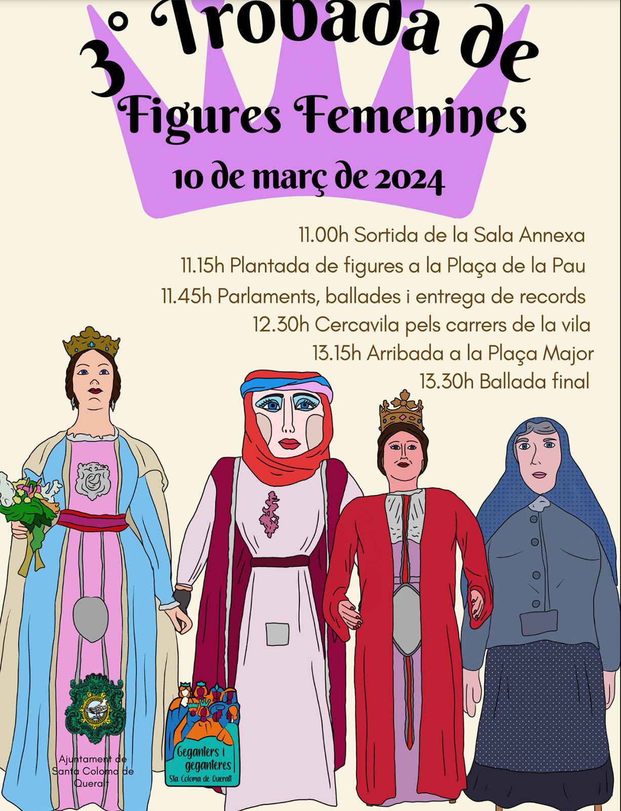 cartell 3a Trobada de figures femenines