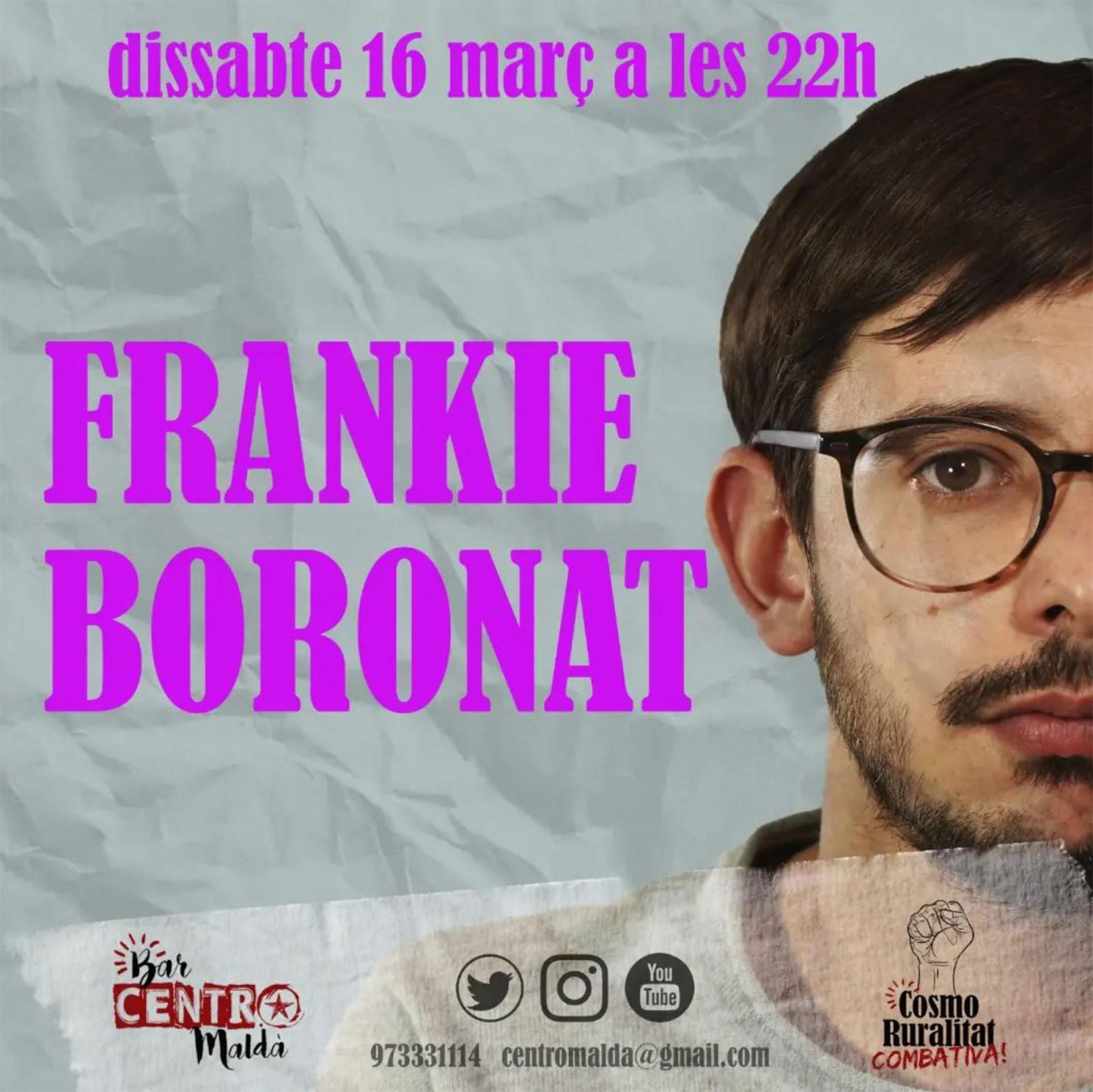 cartell Concert de Frankie Boronat