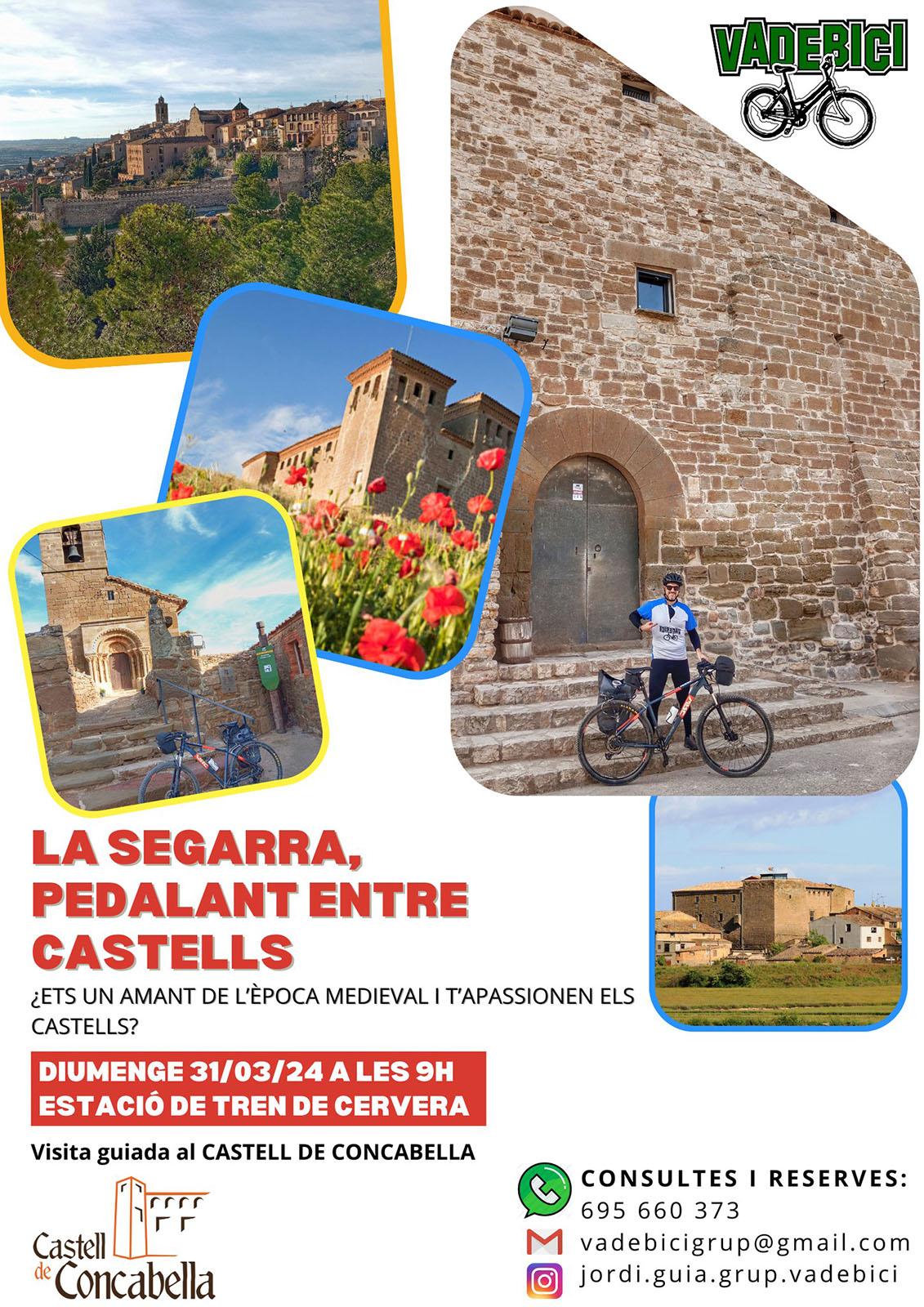 cartell Ruta cicloturisme 'La Segarra, pedalant entre Castells'