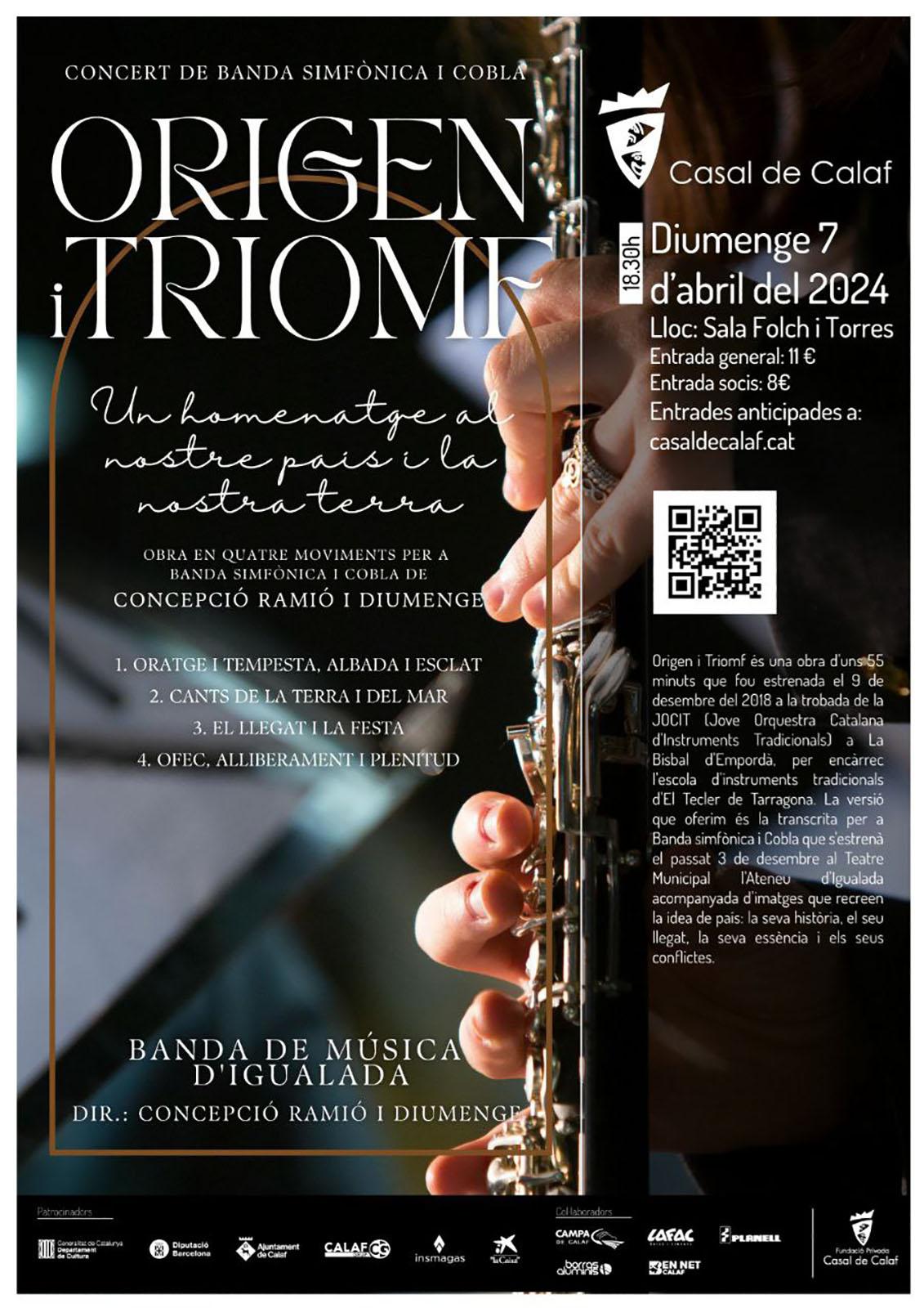 cartell Concert 'Origen i Triomf'