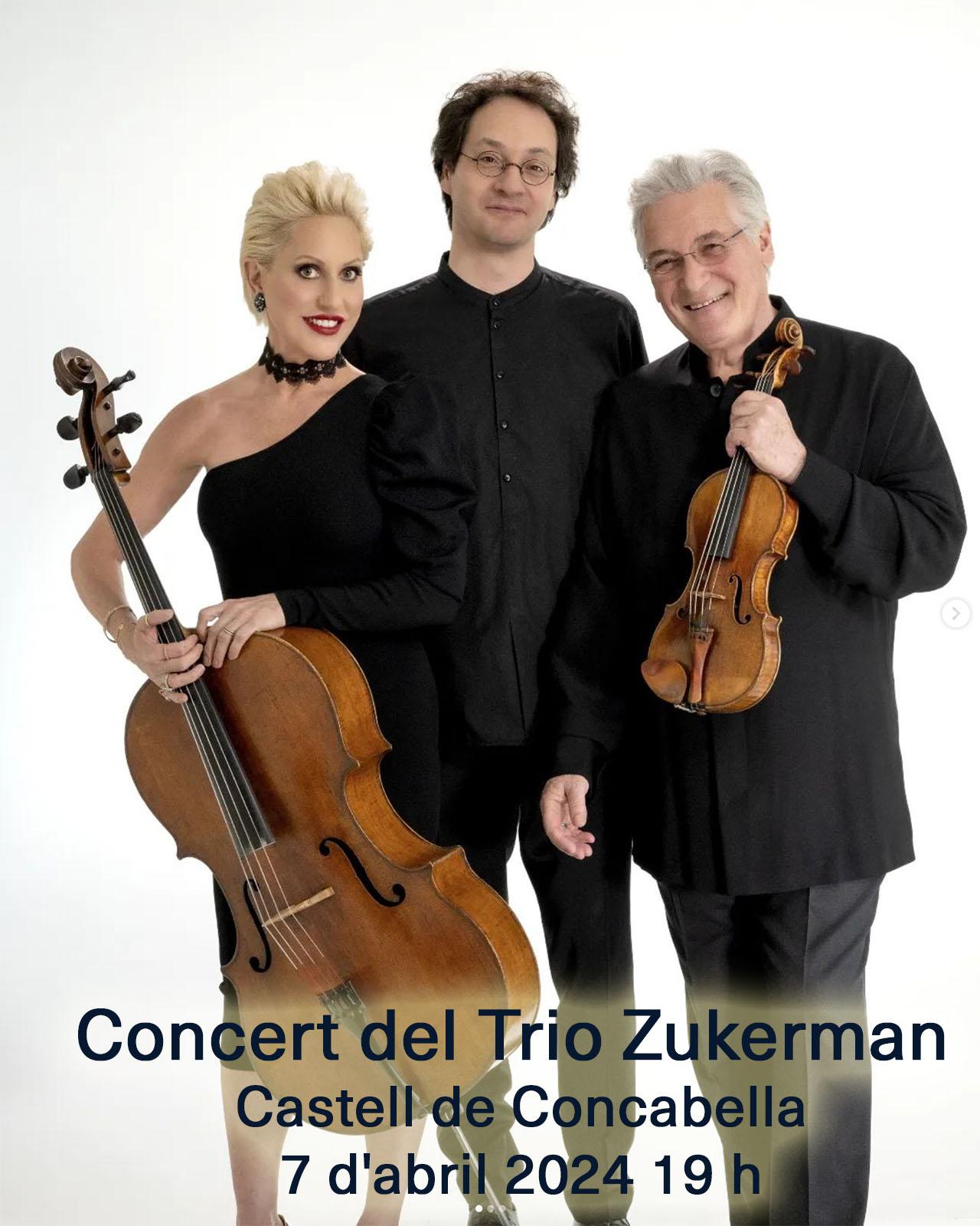 Concert Trio Zukerman 18è Festival de Música Castell de Concabella