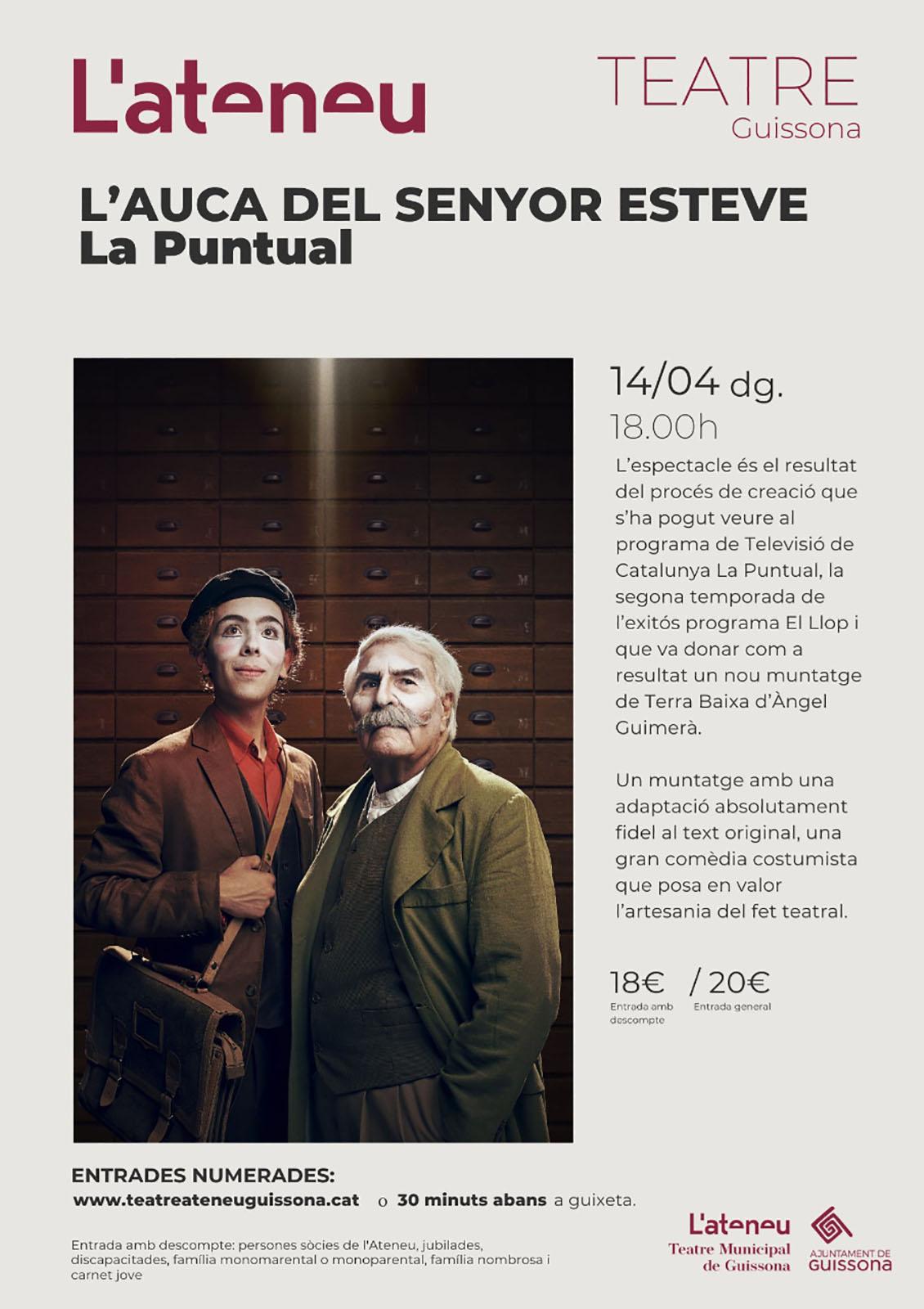 cartell Teatre L'Auca del senyor Esteve