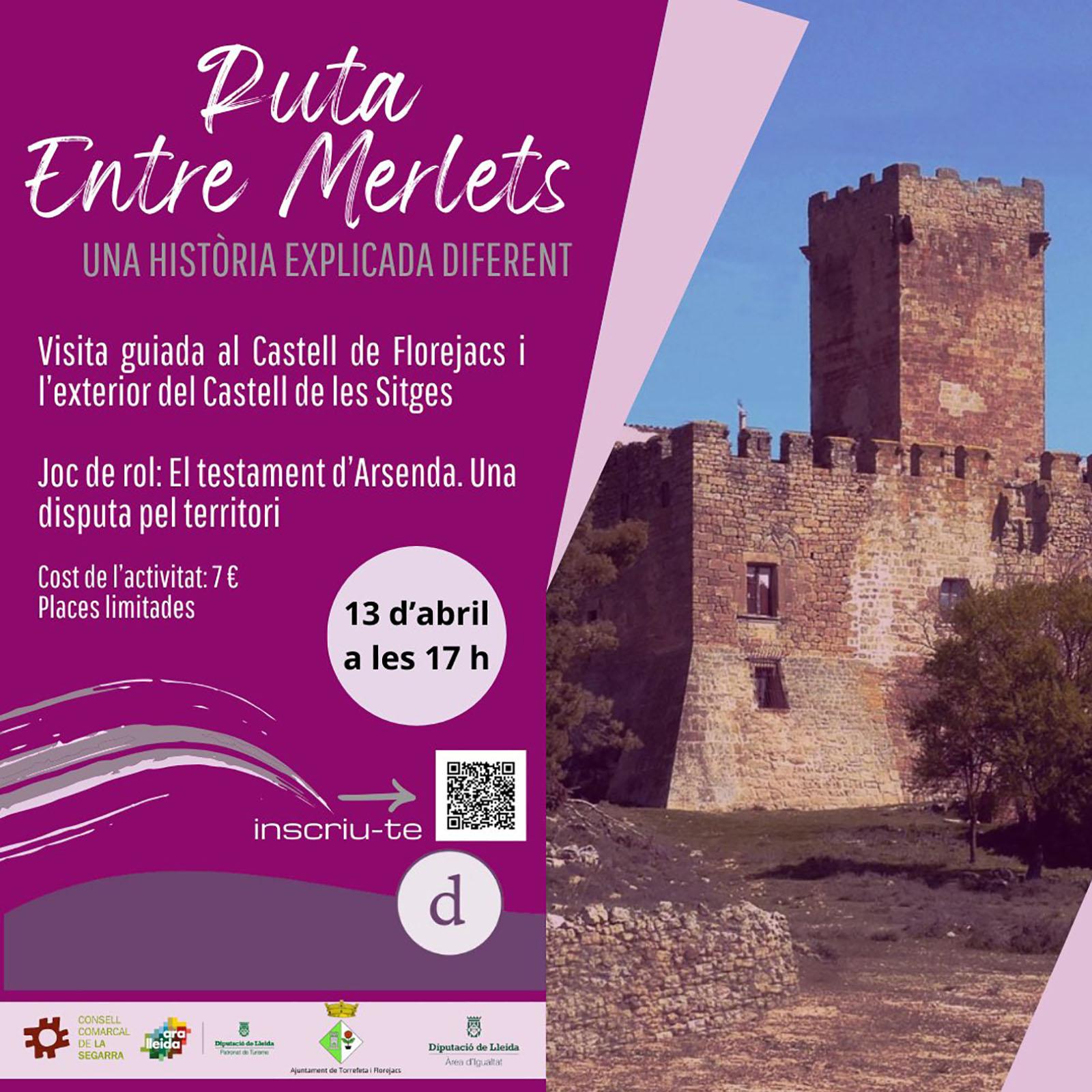 cartell Ruta 'Entre Merlets'