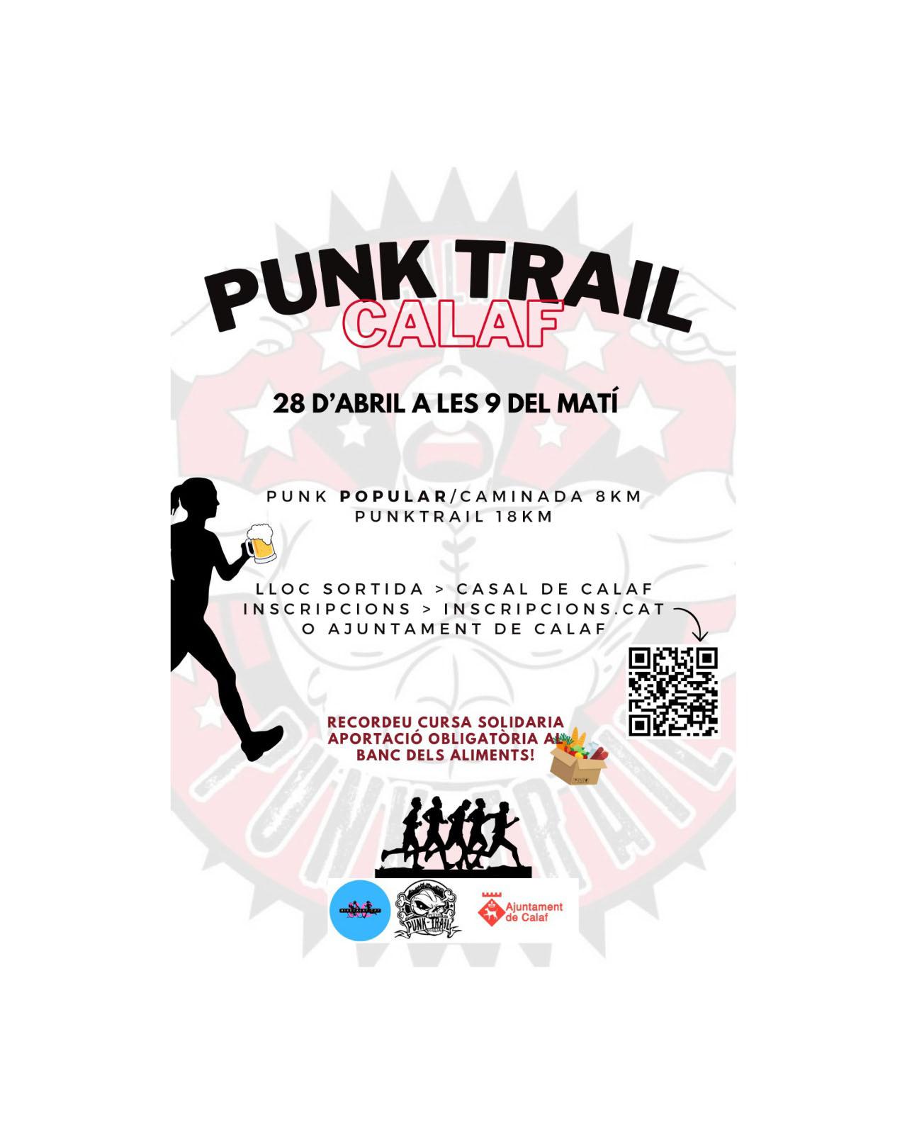 cartell Punk Trail de Calaf