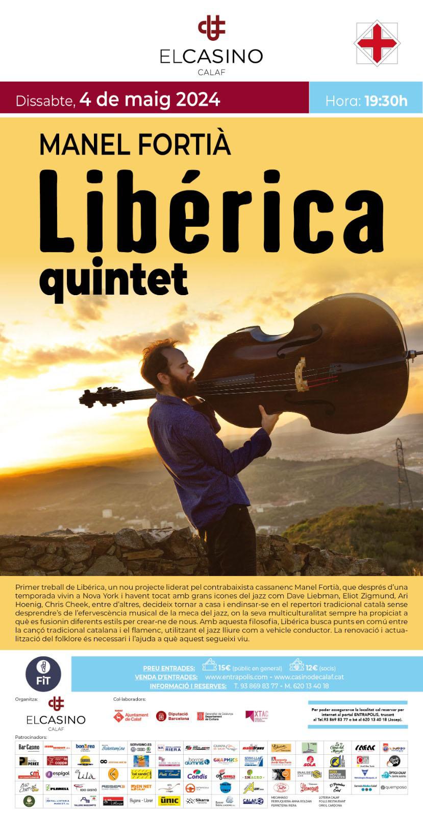 cartell Concert ‘Libérica quintet’