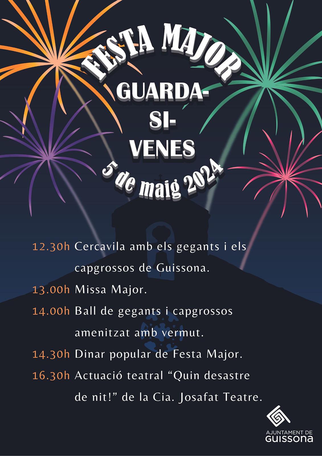 cartell Festa major de Guarda-si-venes 2024