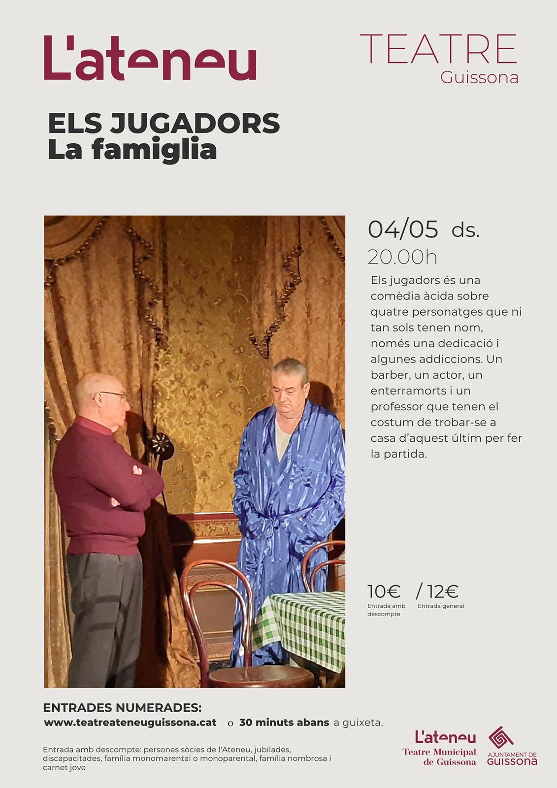 cartell Teatre ' Els Jugadors'