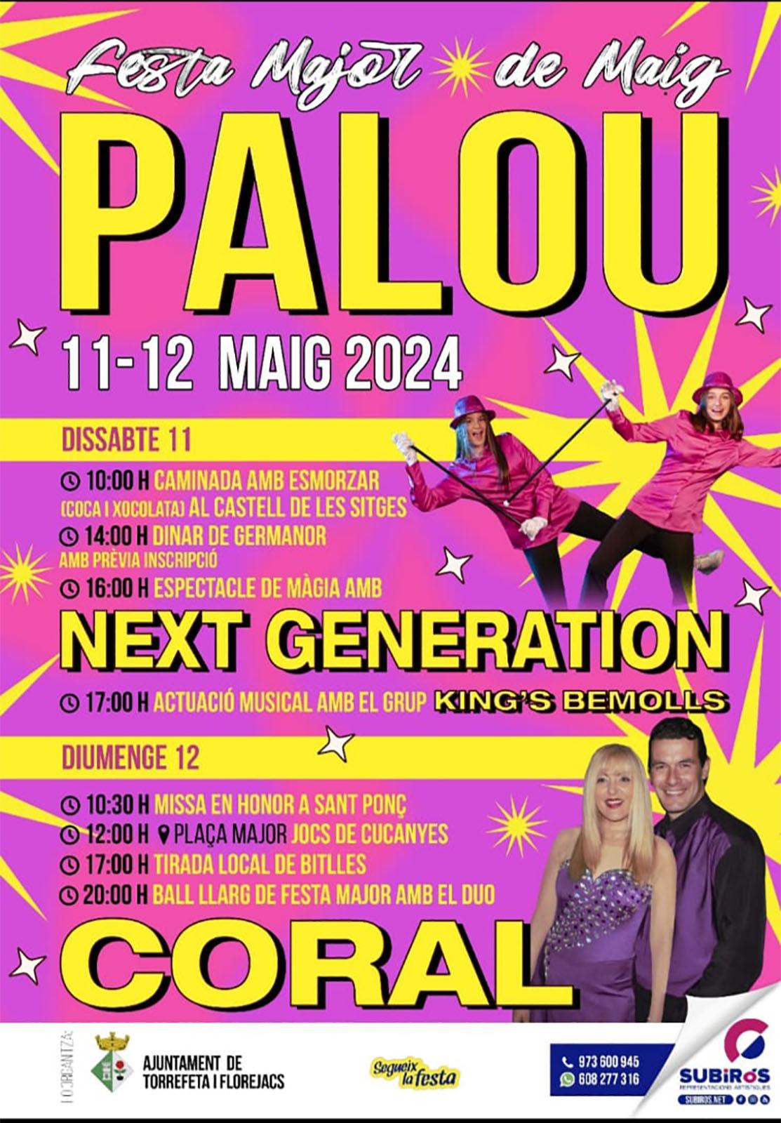 cartell Festa Major de Palou 2024
