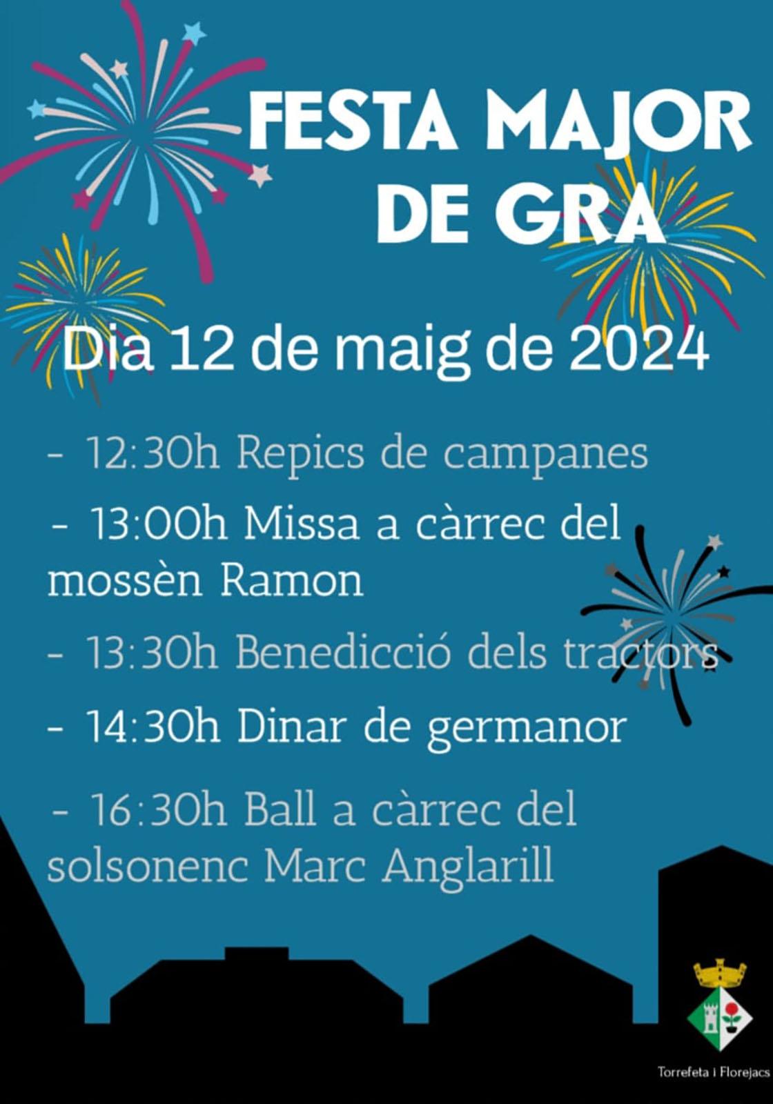 cartell Festa Major de Gra 2024