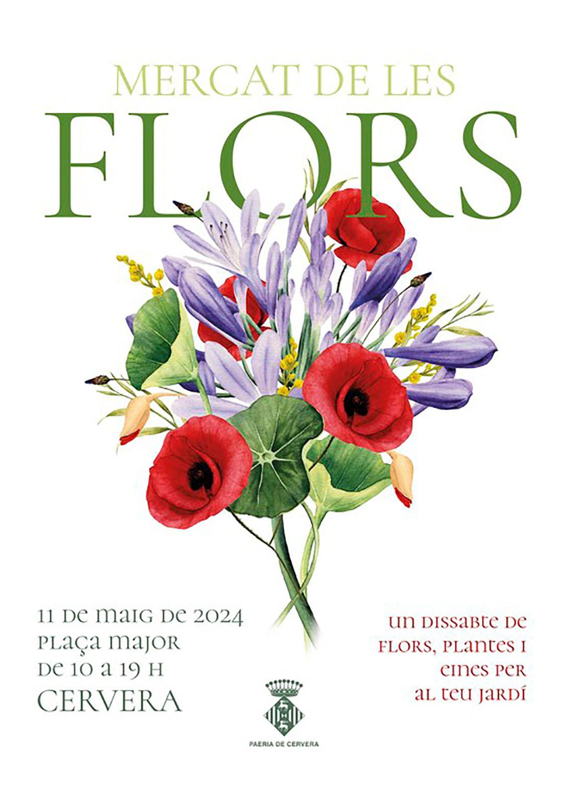 cartell Mercat de les flors