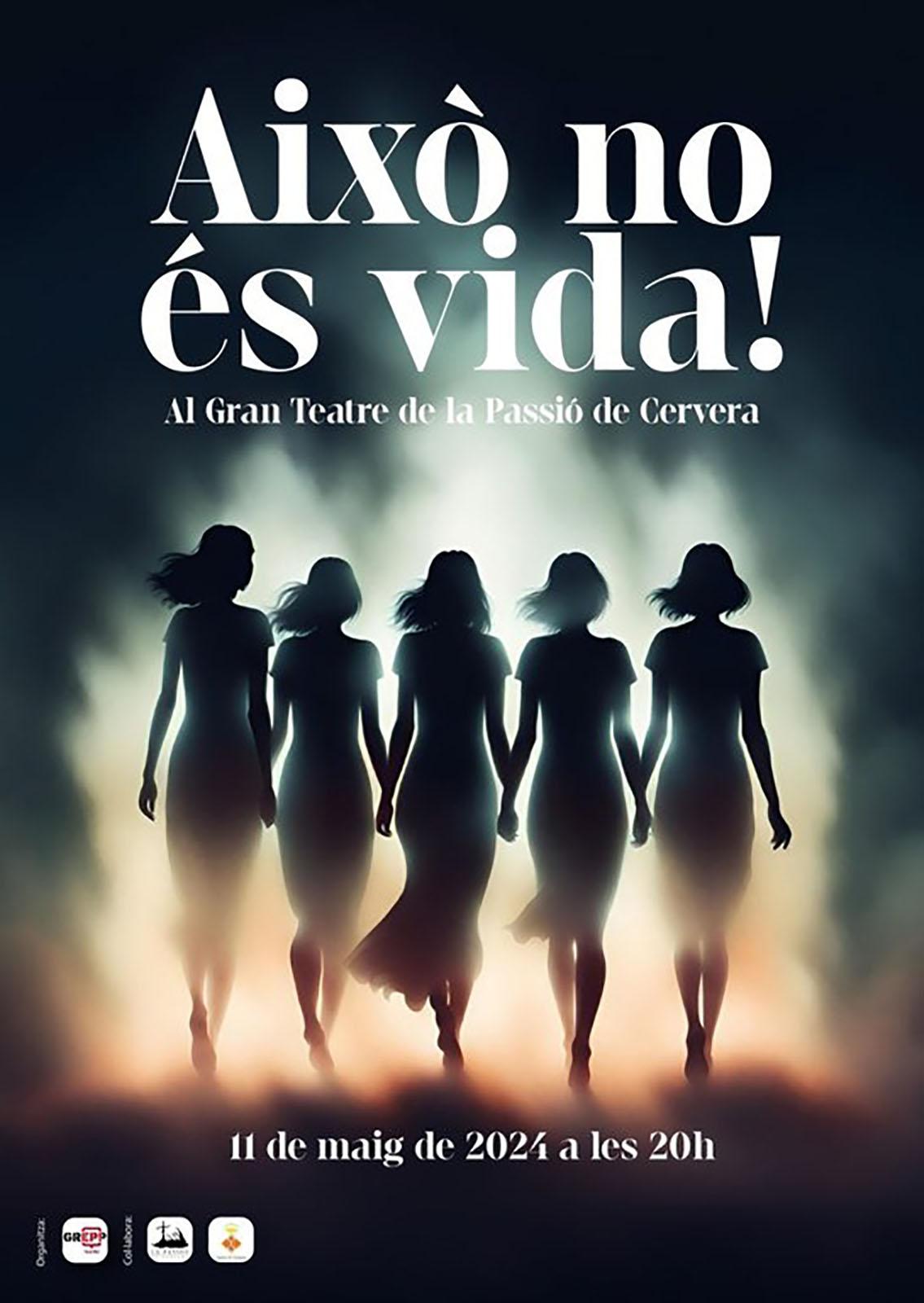 cartell Teatre 'Això no és vida'