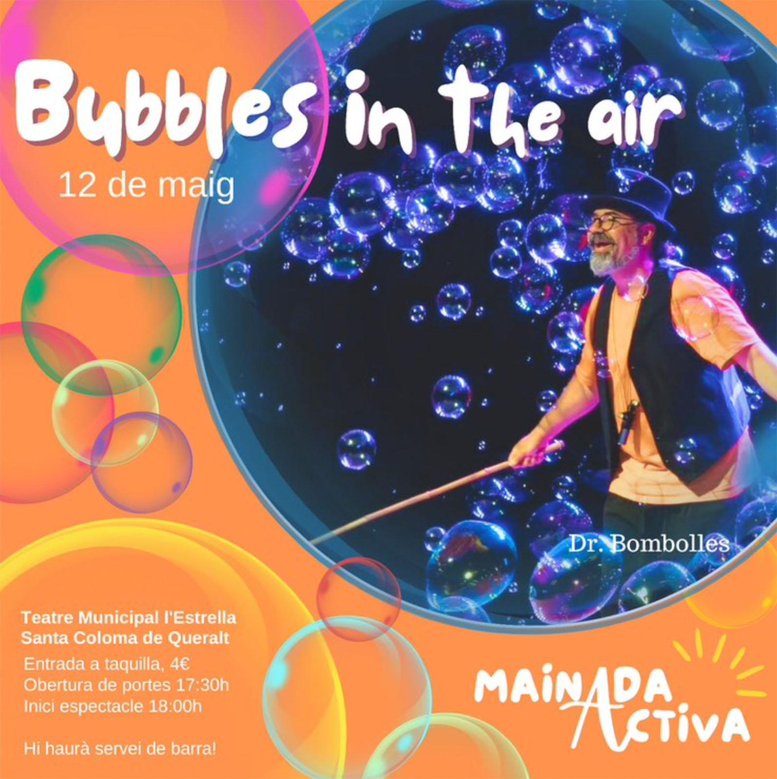cartell Espectacle infantil 'Bubbles in the air'