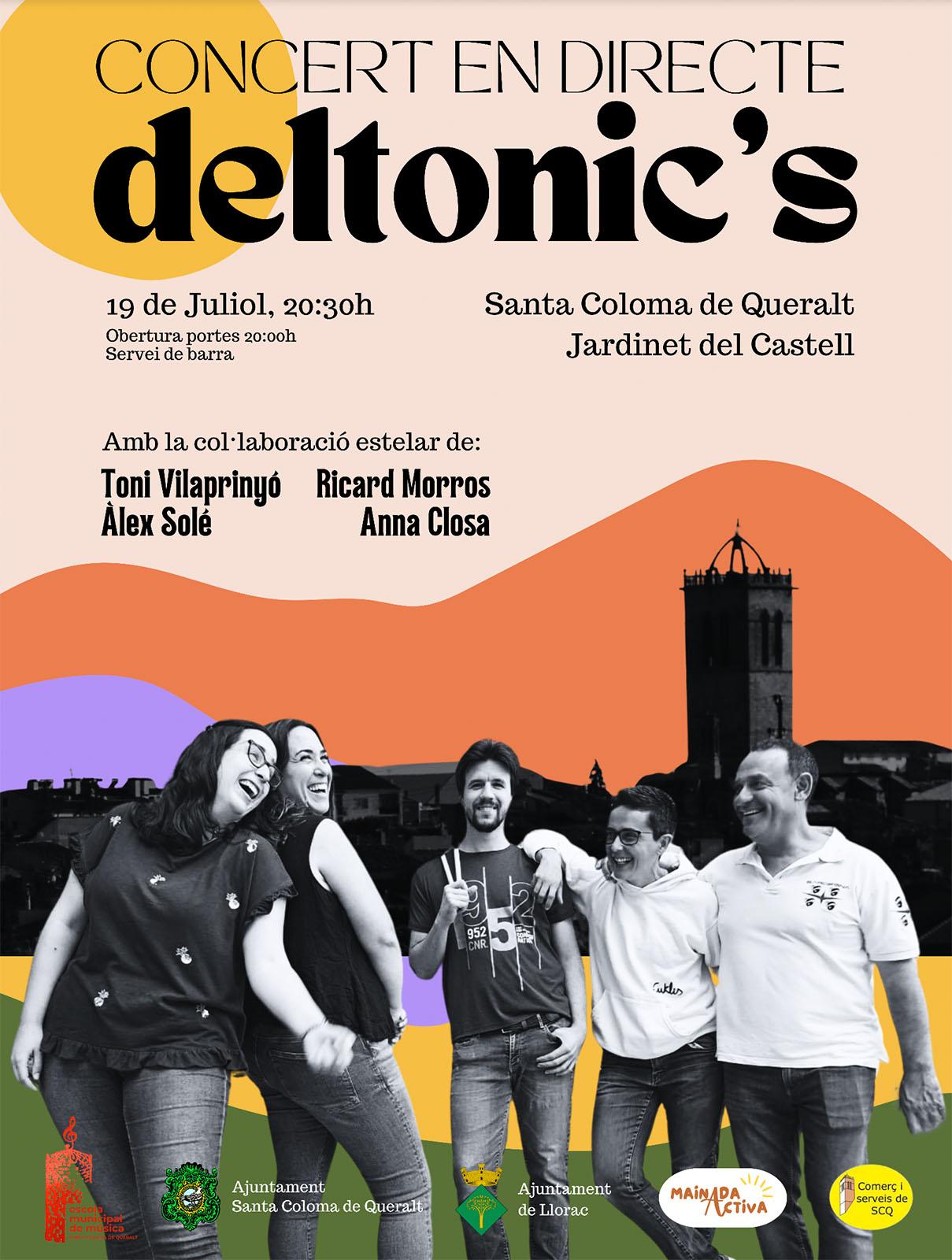 cartell Concert amb Deltoniic's cartell Concert amb Deltoniic's