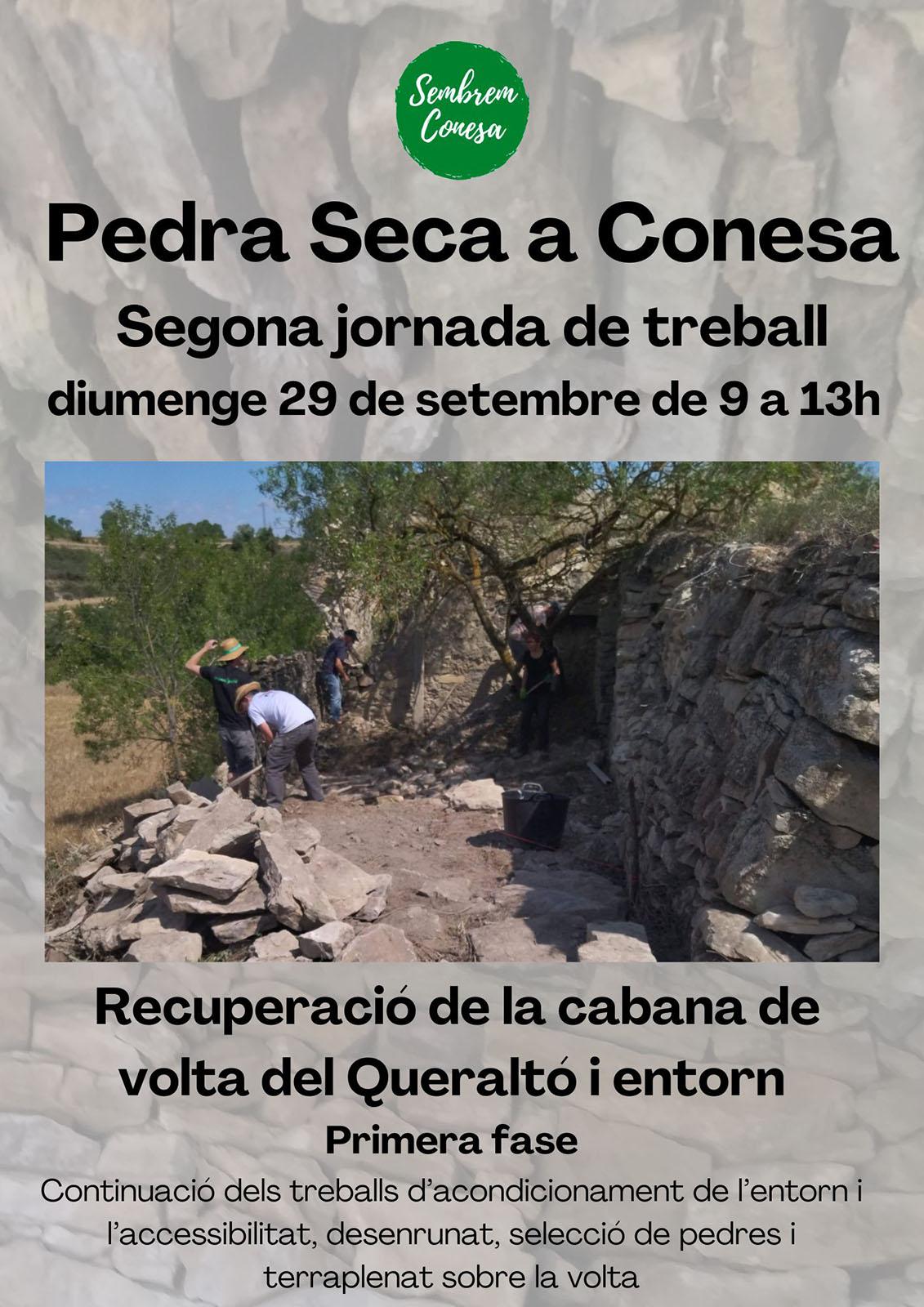 cartell 2a Jornada treball pedra seca cartell 2a Jornada treball pedra seca