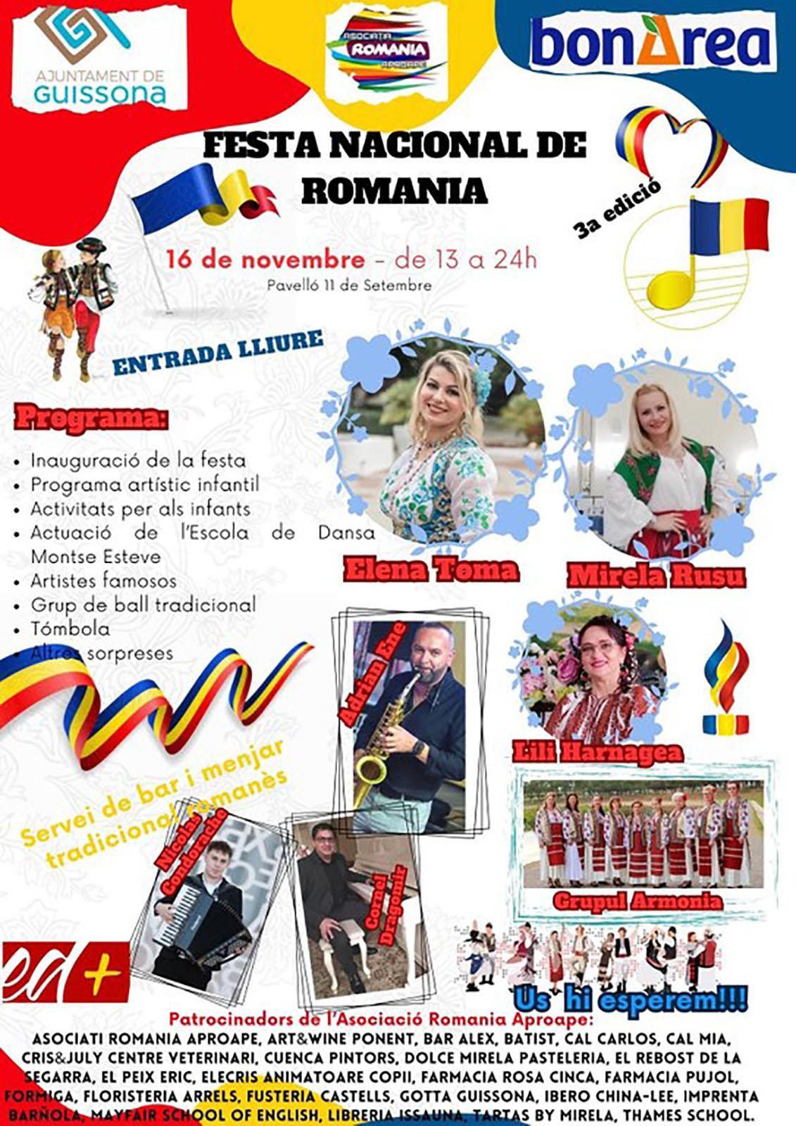 cartell Festa nacional de Romania cartell Festa nacional de Romania