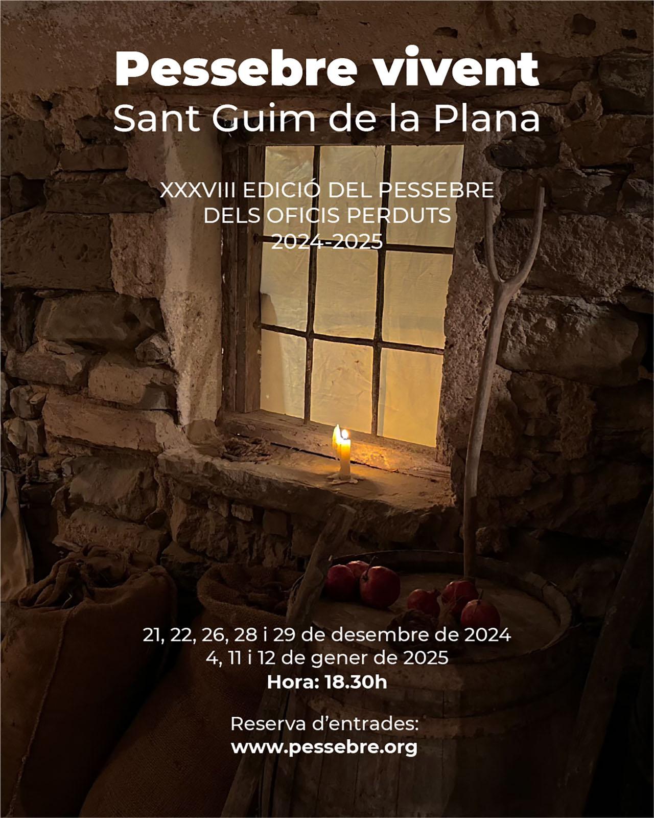 cartell Pessebre Vivent dels Oficis Perduts 2024 cartell Pessebre Vivent dels Oficis Perduts 2024