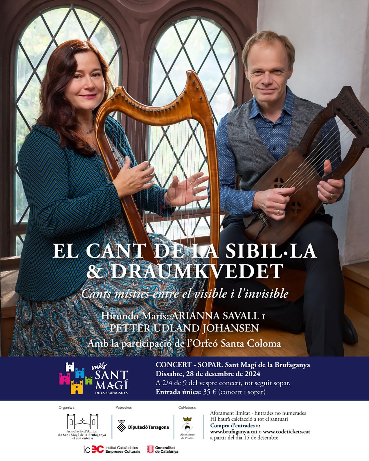 cartell Concert ' Cant de la Sibil·la i Draumkvedet' cartell Concert ' Cant de la Sibil·la i Draumkvedet'
