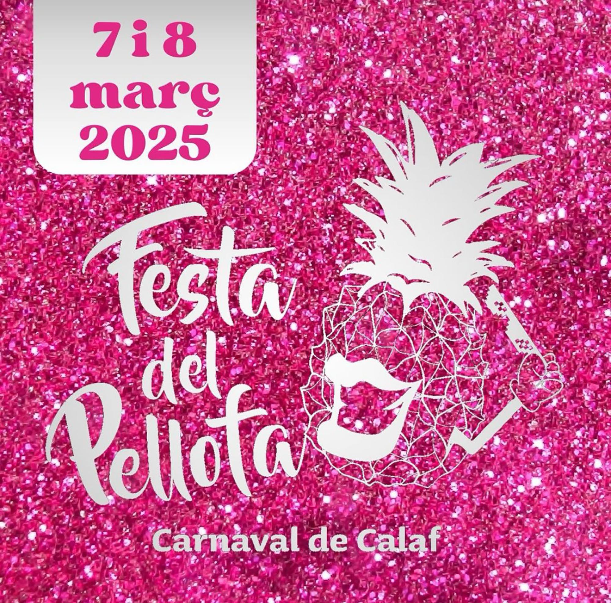 cartell Festa del Pellofa 2025, el carnaval de Calaf cartell Festa del Pellofa 2025, el carnaval de Calaf