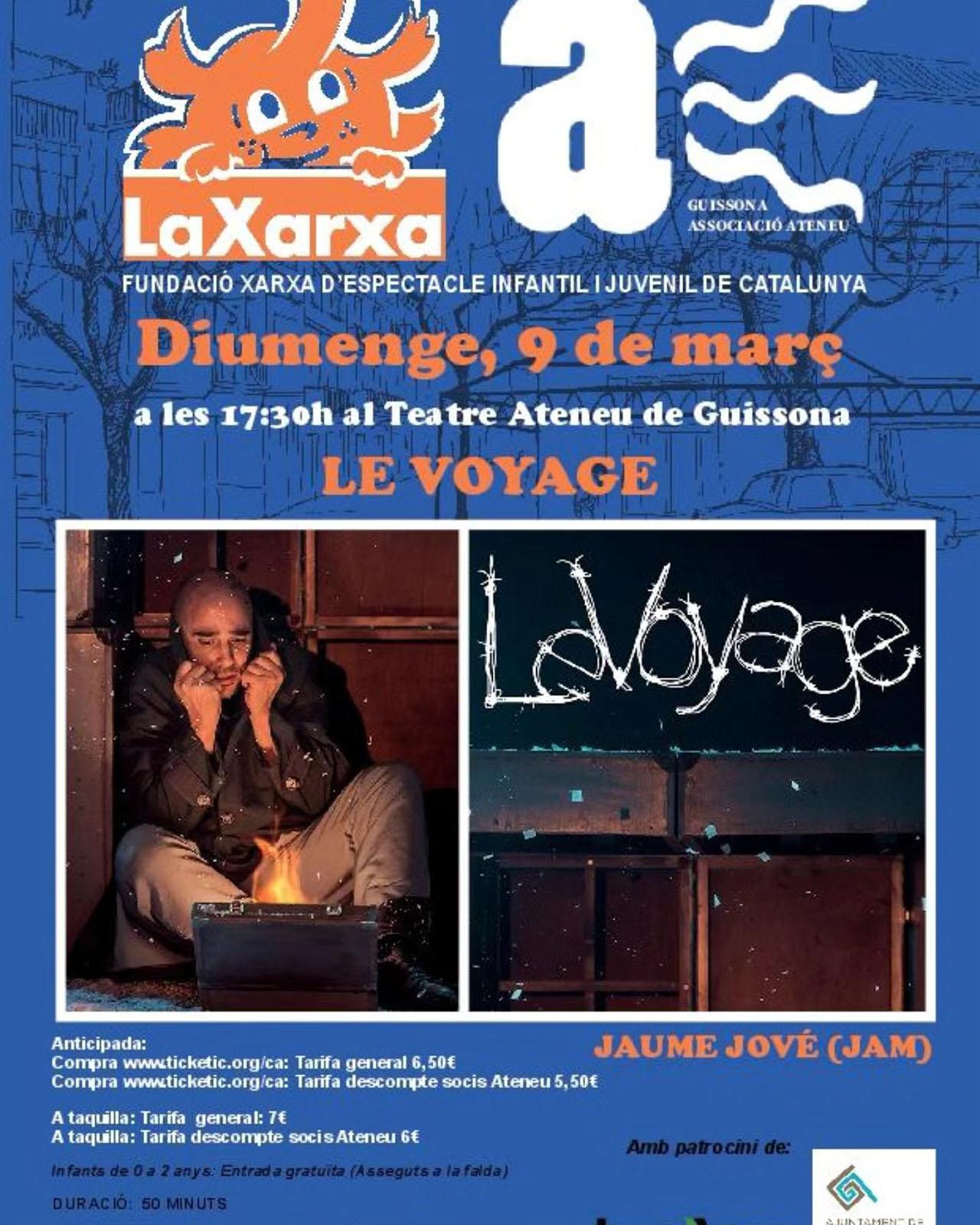 cartell Espectacle familiar 'Le Voyage'