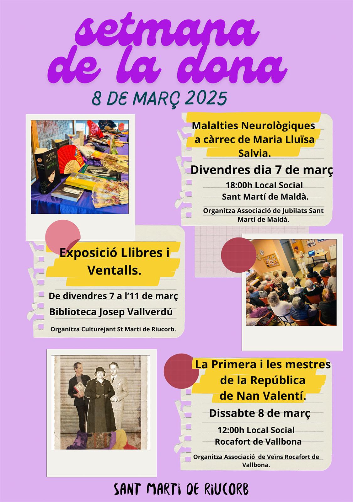 cartell 8M a Sant Martí de Riucorb 2025 cartell 8M a Sant Martí de Riucorb 2025