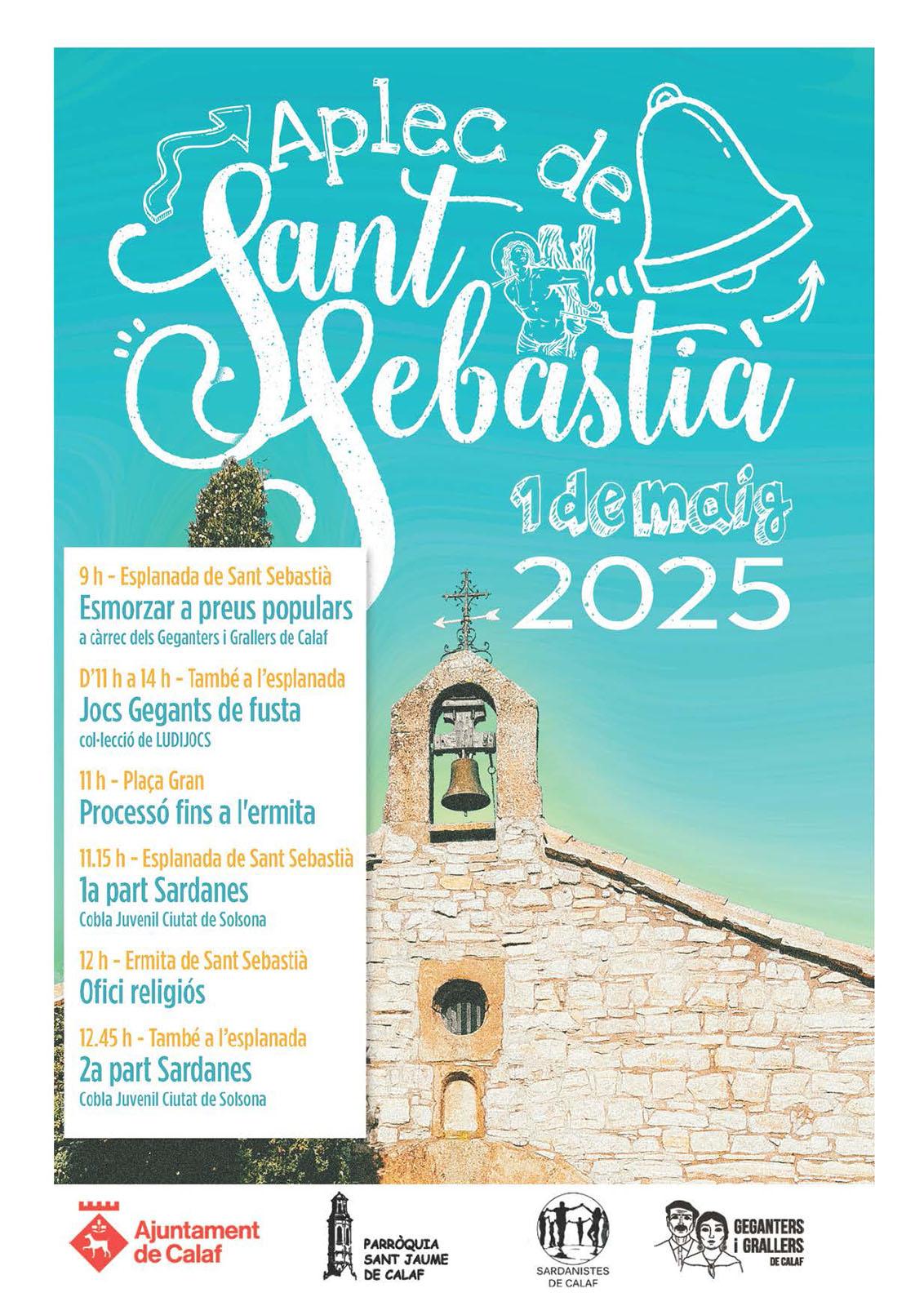 cartell Aplec de Sant Sebastià 2025 cartell Aplec de Sant Sebastià 2025