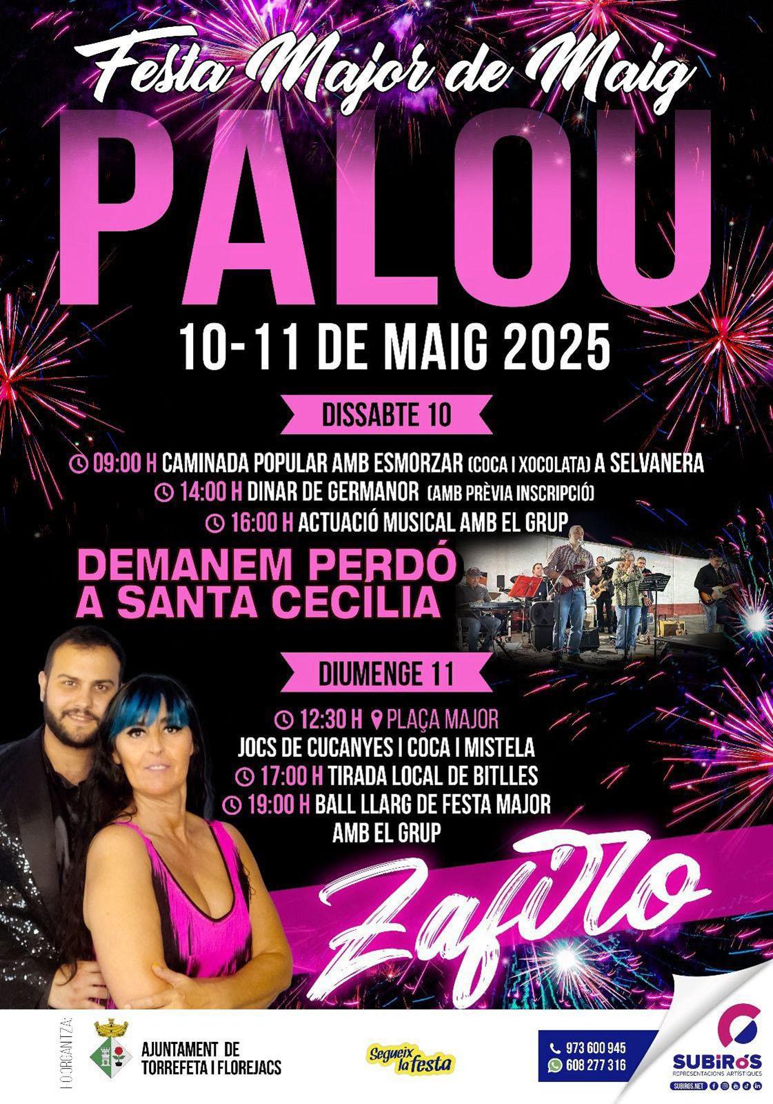 cartell Festa Major de Palou 2025 cartell Festa Major de Palou 2025