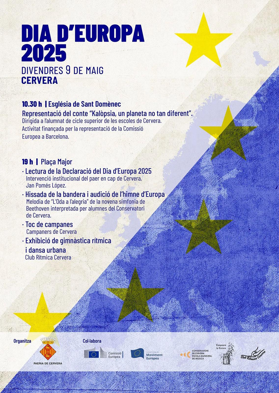 cartell Commemoració del Dia d’Europa cartell Commemoració del Dia d’Europa