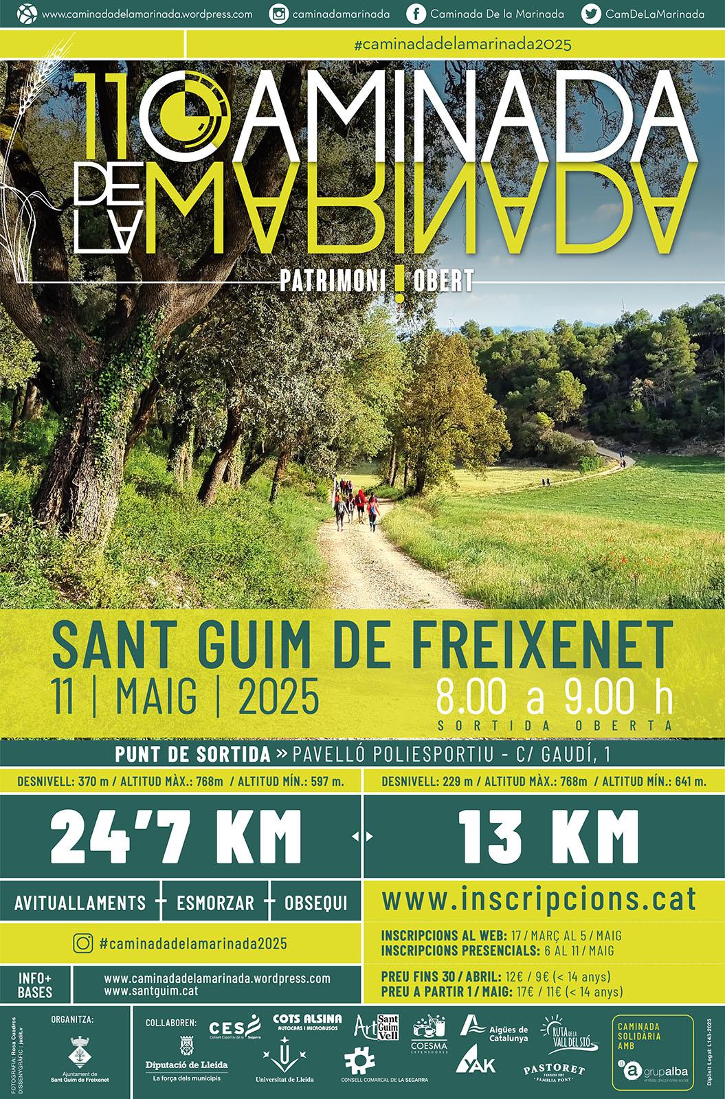 cartell 11a Caminada de la Marinada cartell 11a Caminada de la Marinada