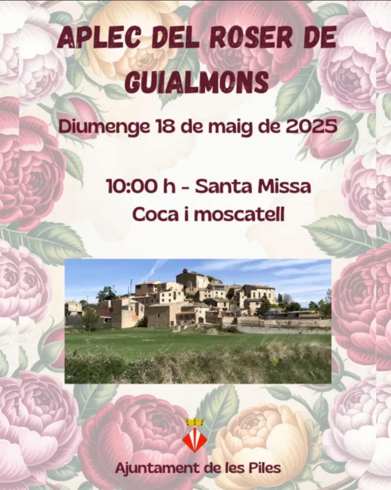cartell Aplec del Roser Guialmons 2025 cartell Aplec del Roser Guialmons 2025