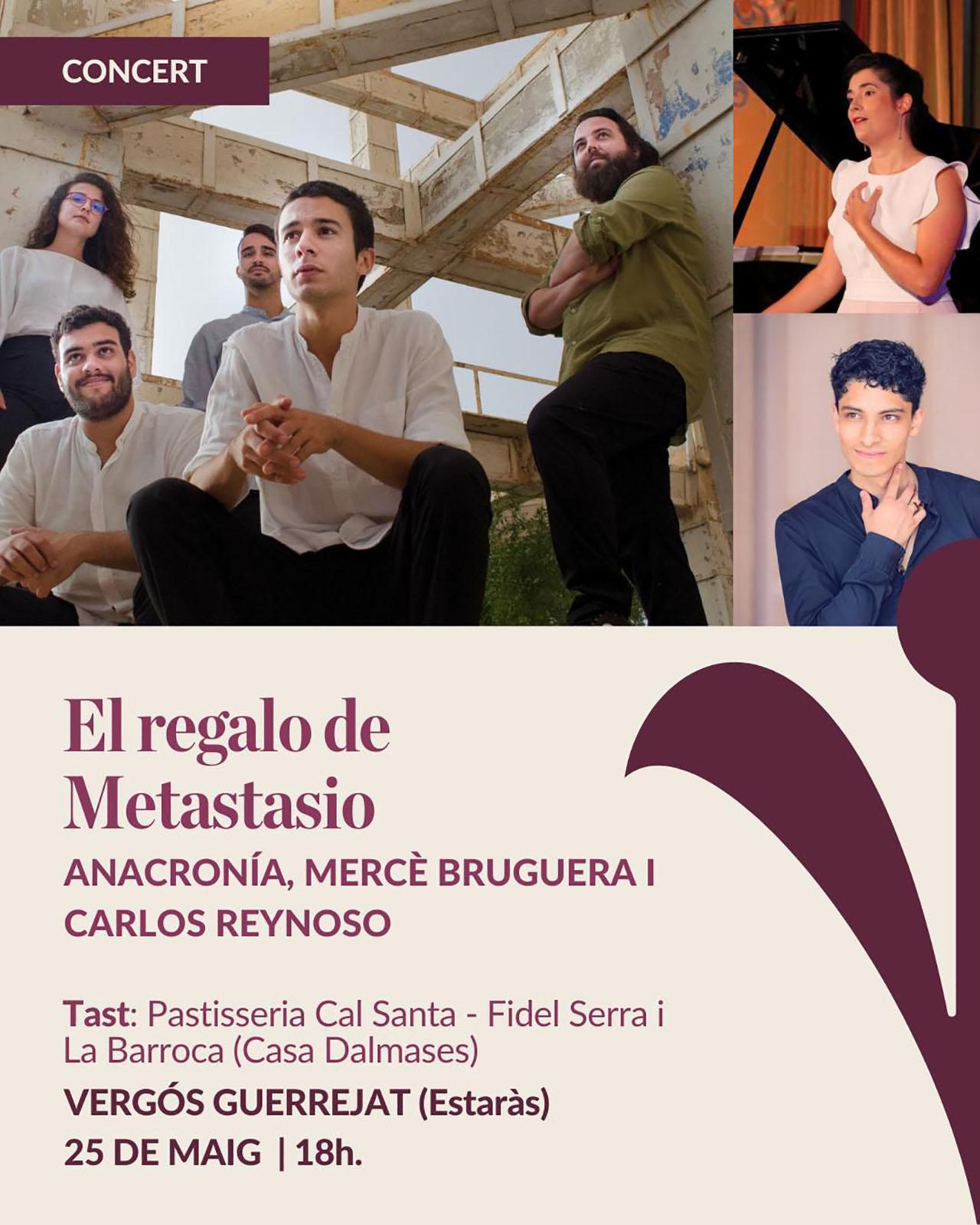 cartell Espurnes barroques 'El regal de Metastasio' cartell Espurnes barroques 'El regal de Metastasio'