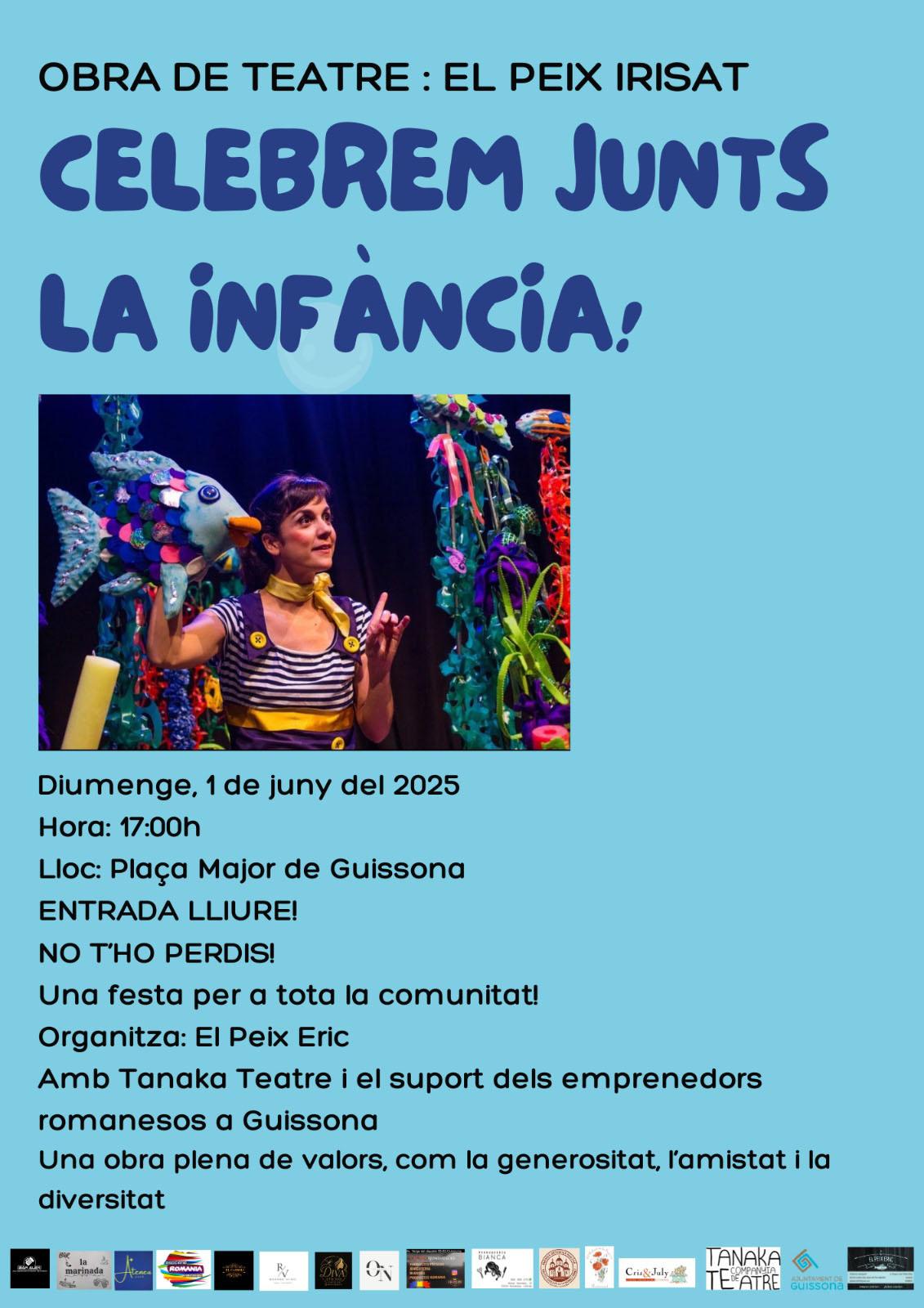 cartell Teatre 'El peix irisat' cartell Teatre 'El peix irisat'