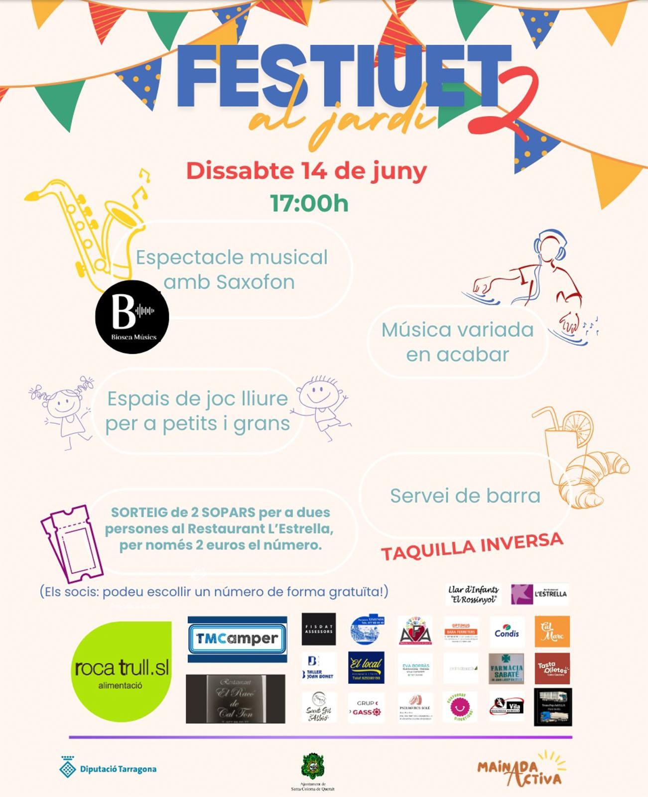 cartell Festiuet al Jardí 2025 cartell Festiuet al Jardí 2025