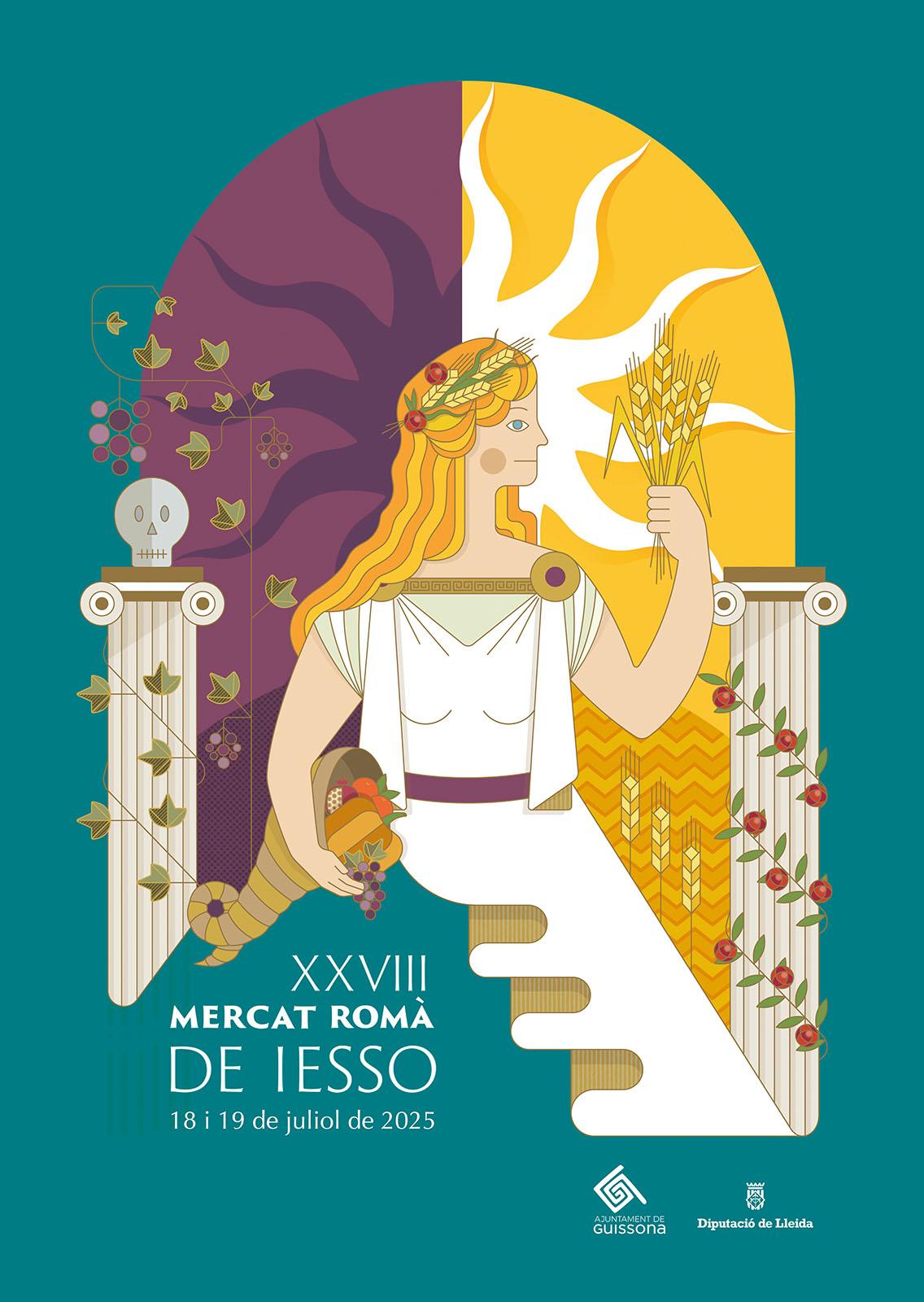 cartell XXVIII Mercat Romà de Iesso