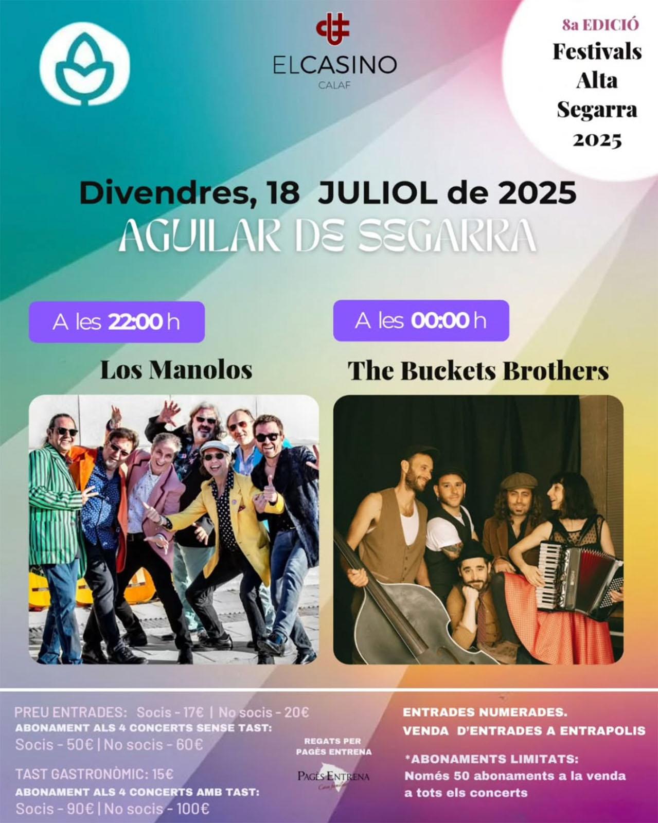 cartell Concerts FAS 18 de juliol