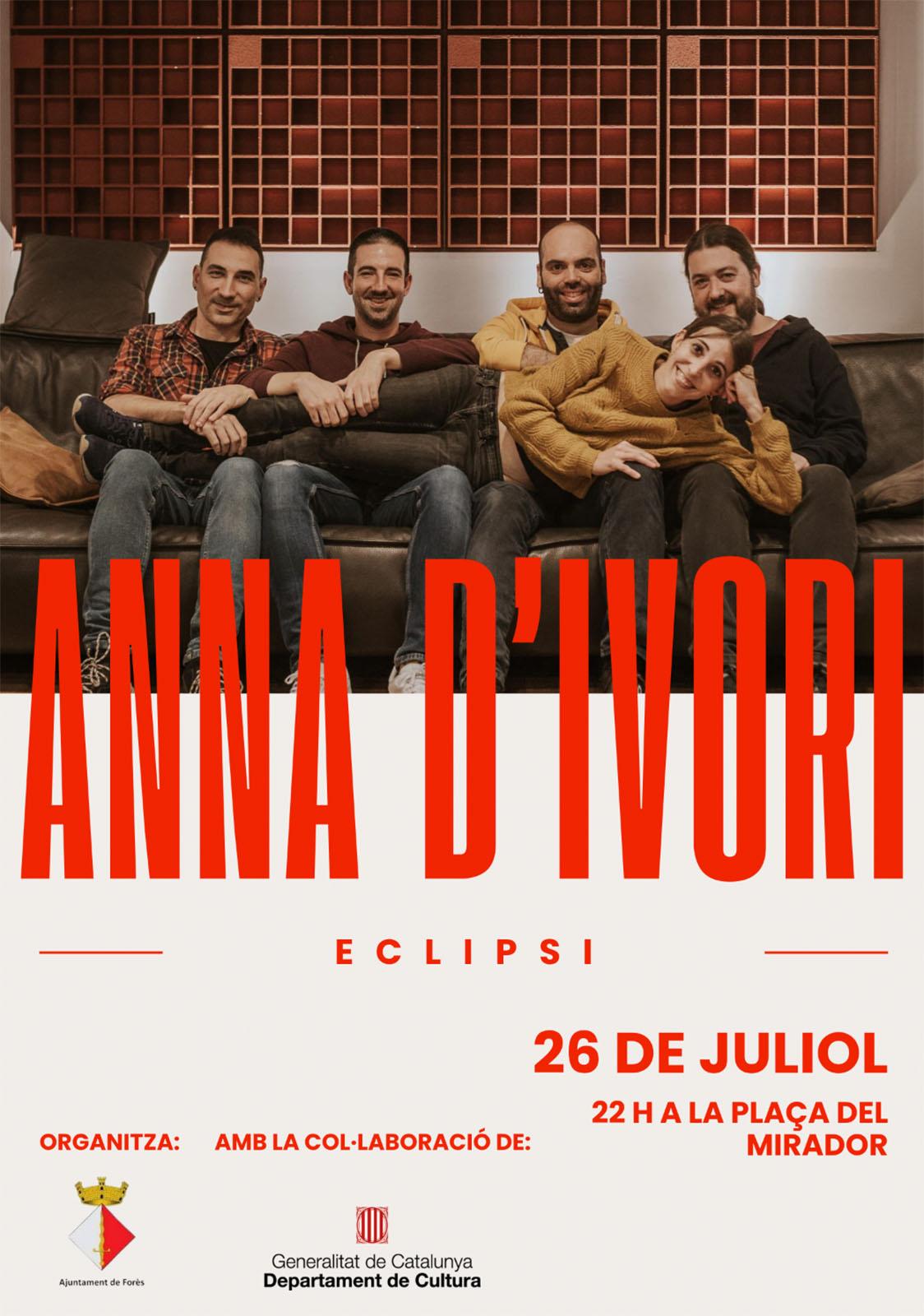 cartell Concert amb Anna Ivori cartell Concert amb Anna Ivori