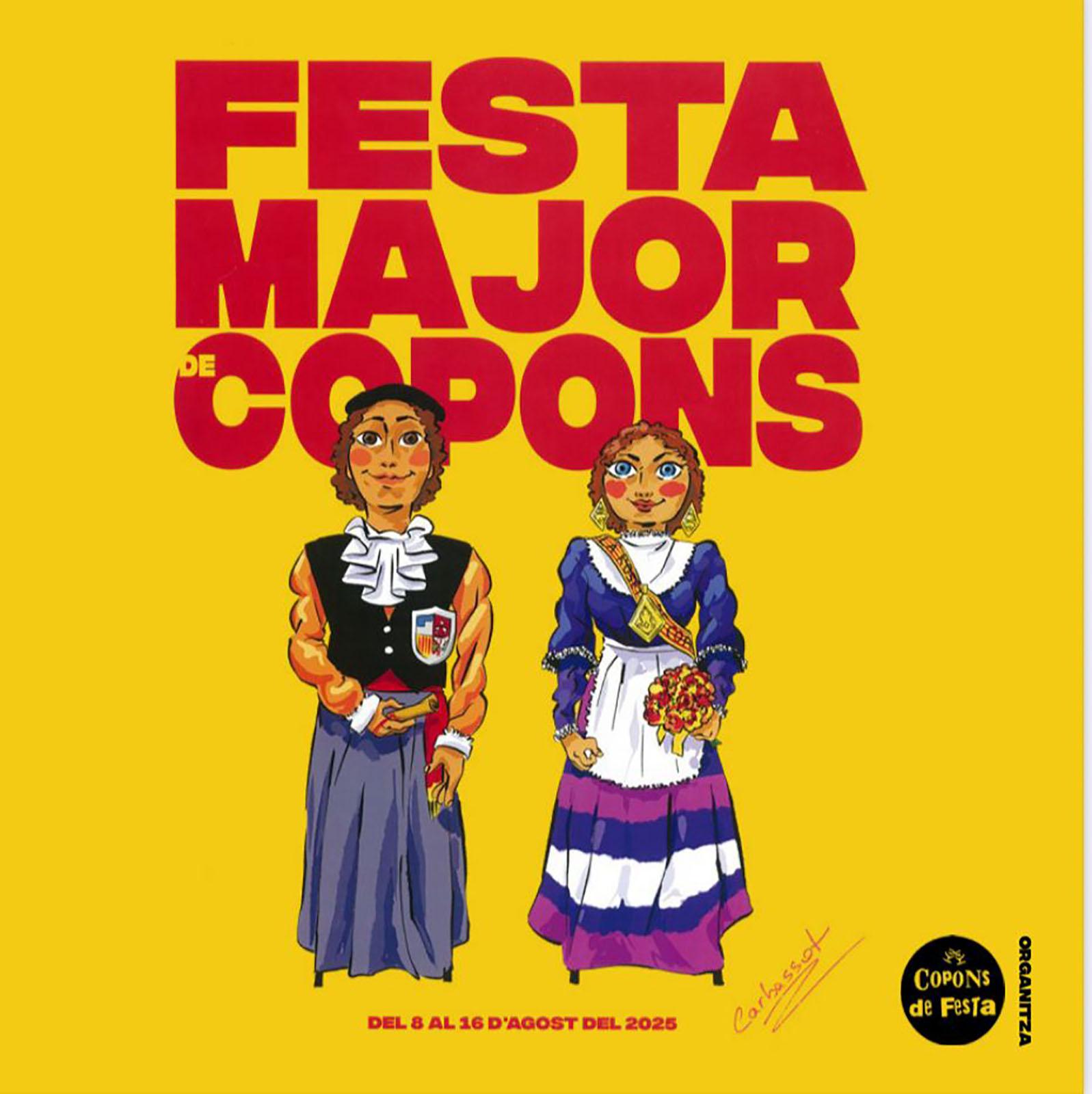 cartell Festa Major de Copons 2025 cartell Festa Major de Copons 2025