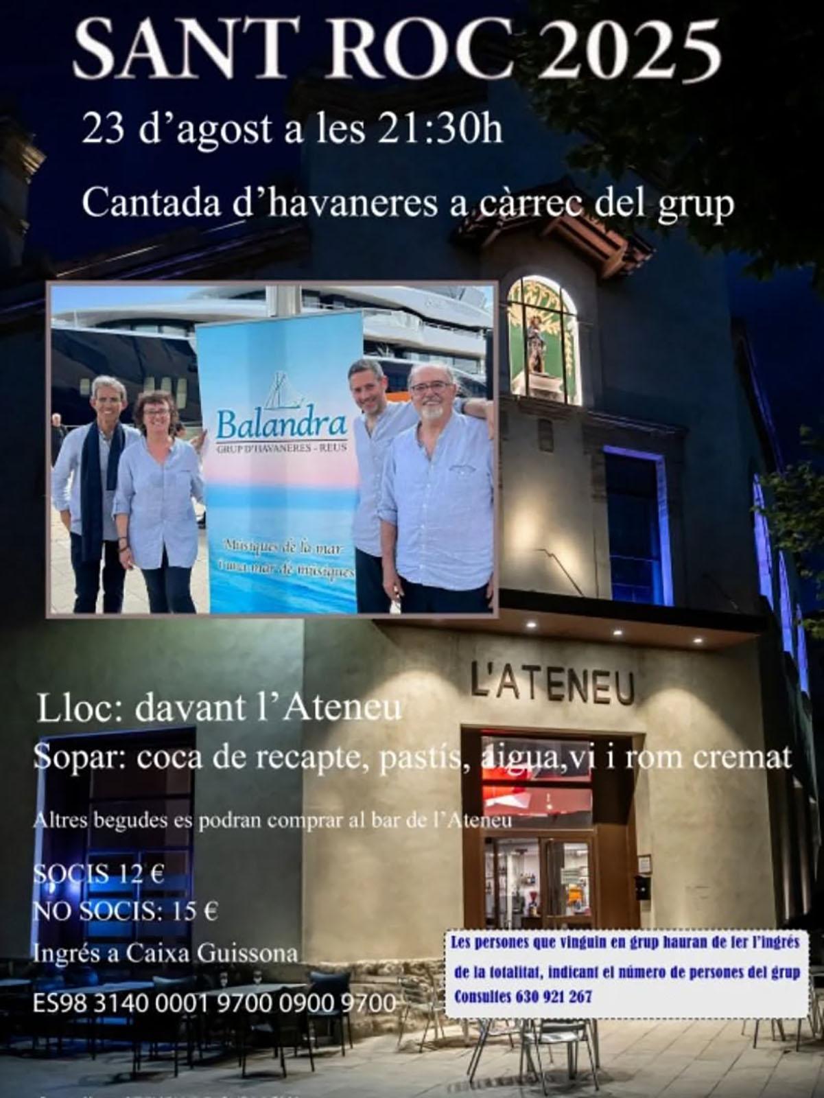 cartell Festa de Sant Roc 2025