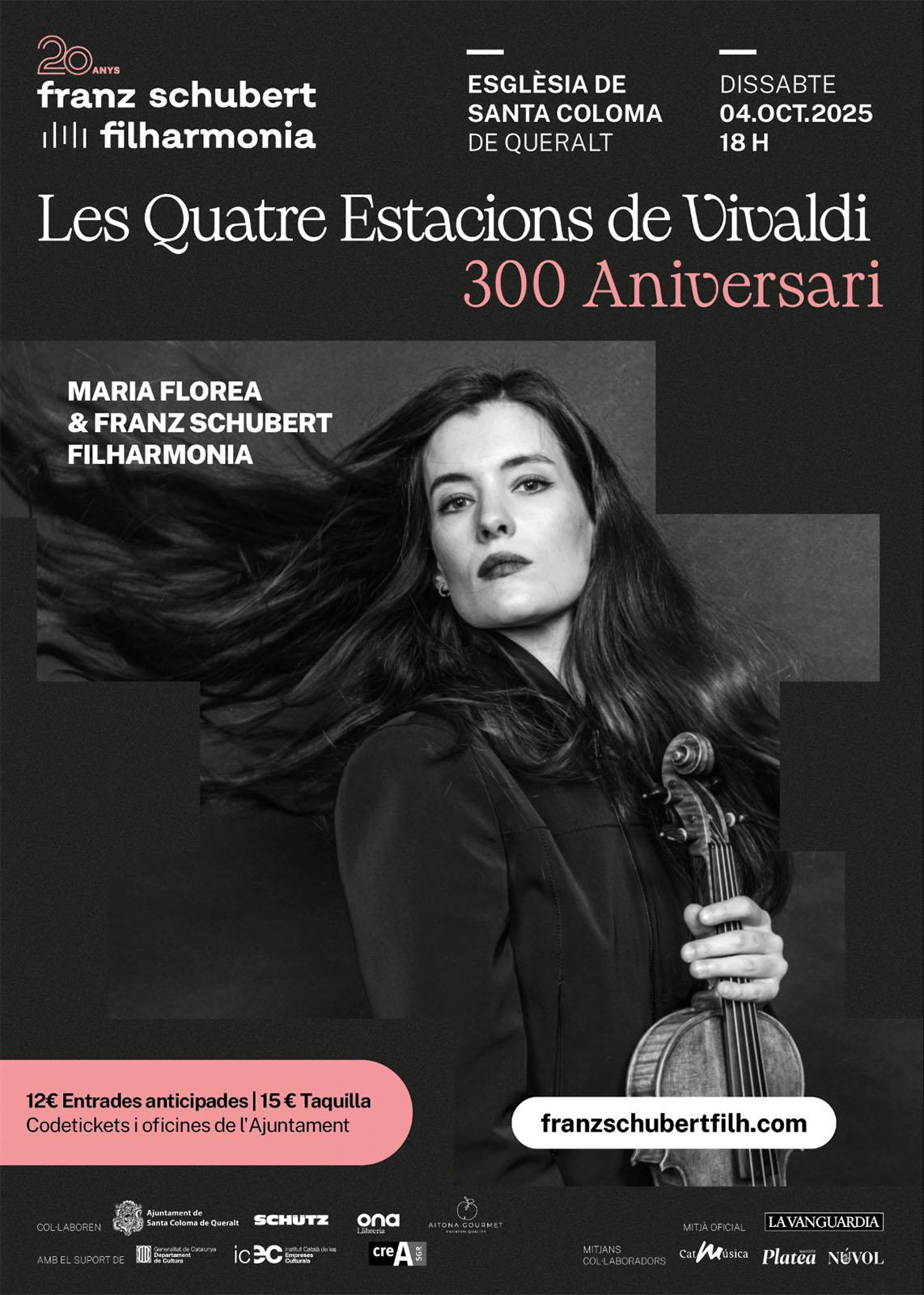 cartell Concert en motiu del 300 aniversari de les 4 Estacions de Vivaldi