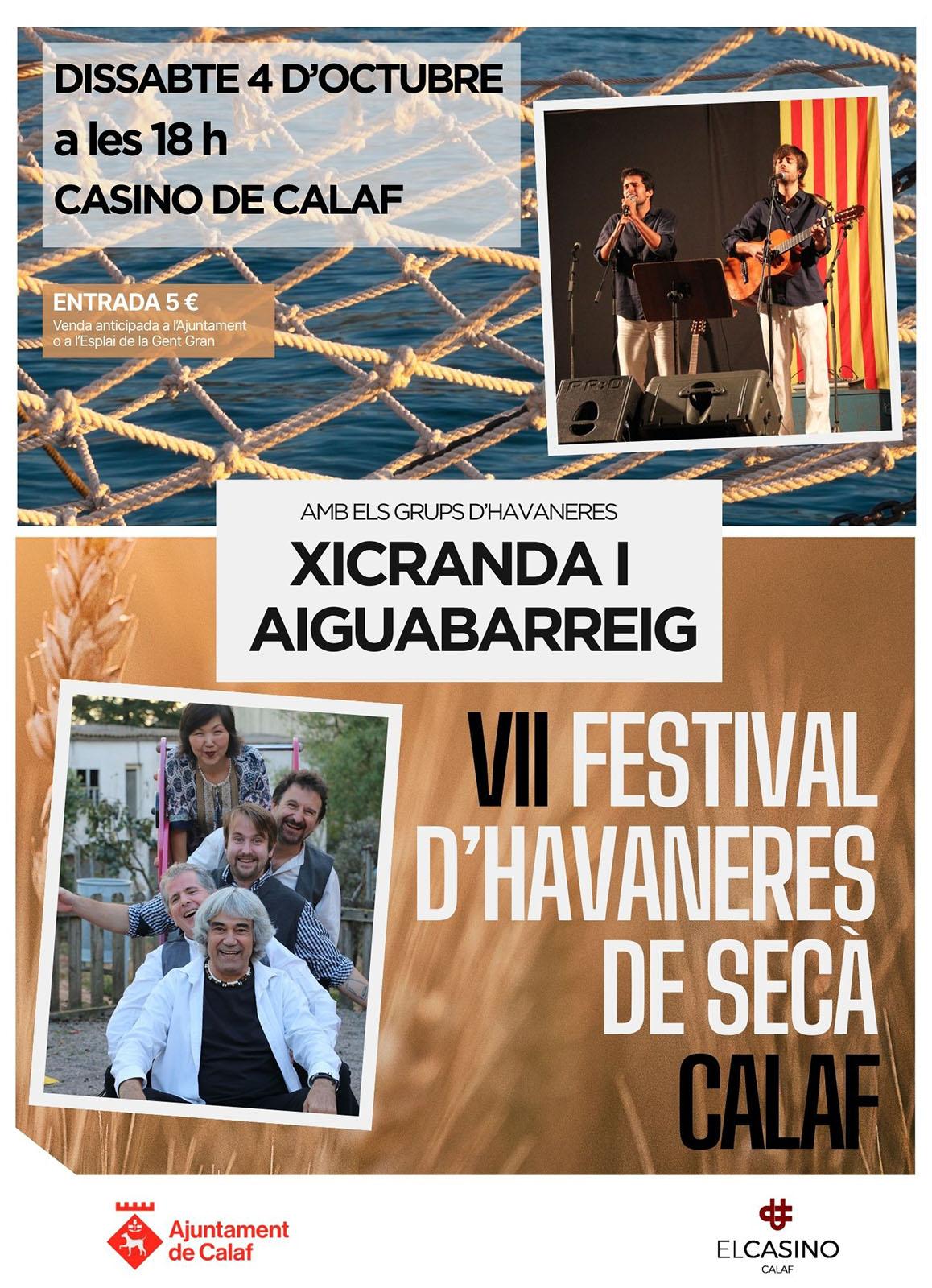cartell VII Festival d'Havaneres de Secà