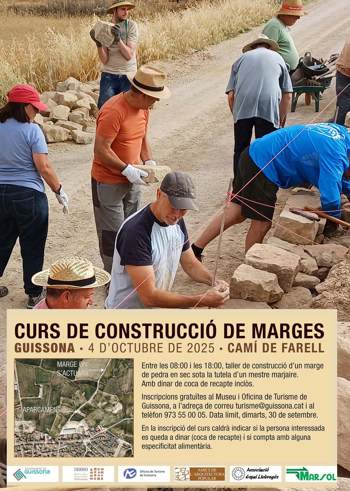 cartell Curs de construcció de marges II 2025