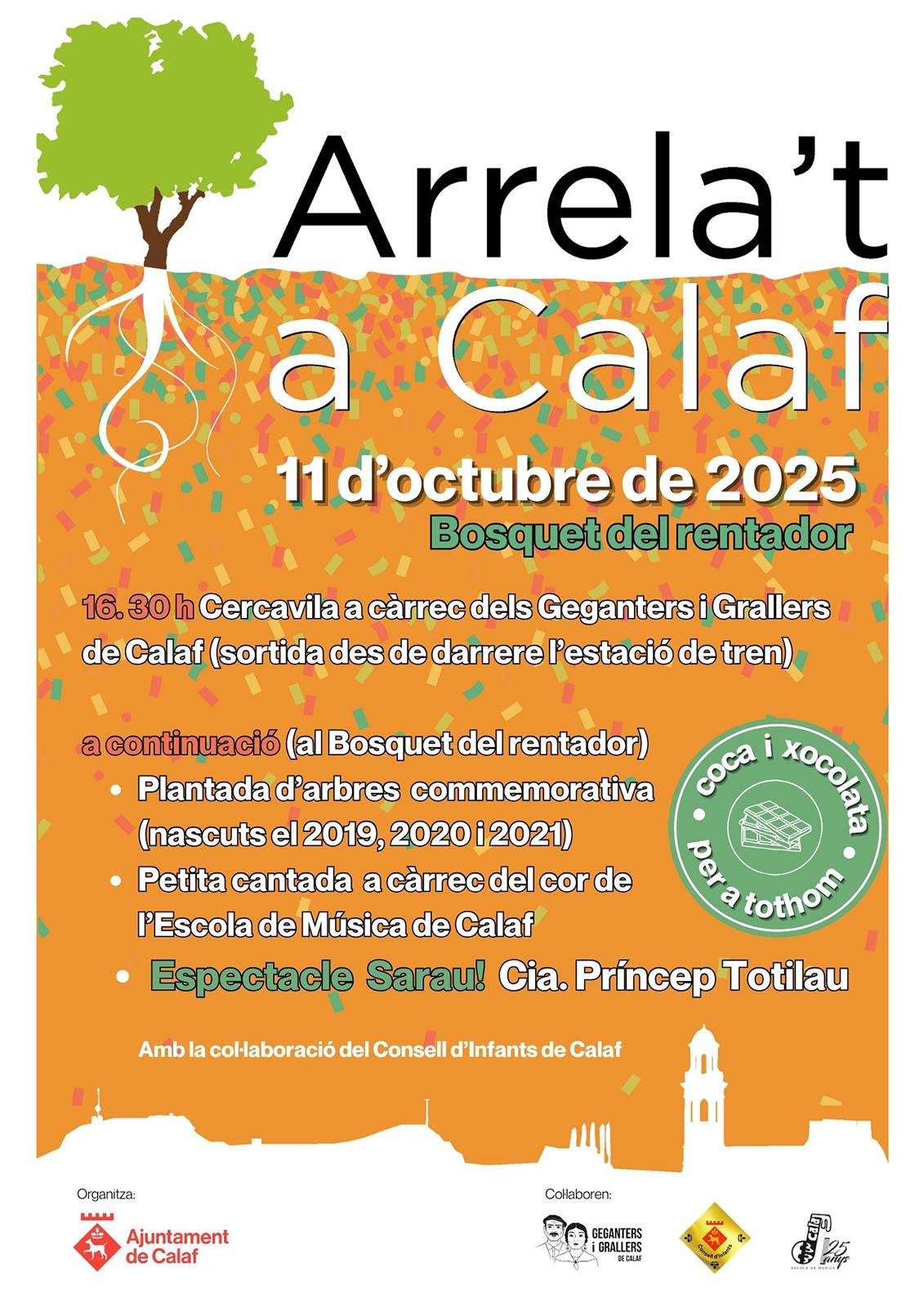 cartell Arrela't a Calaf
