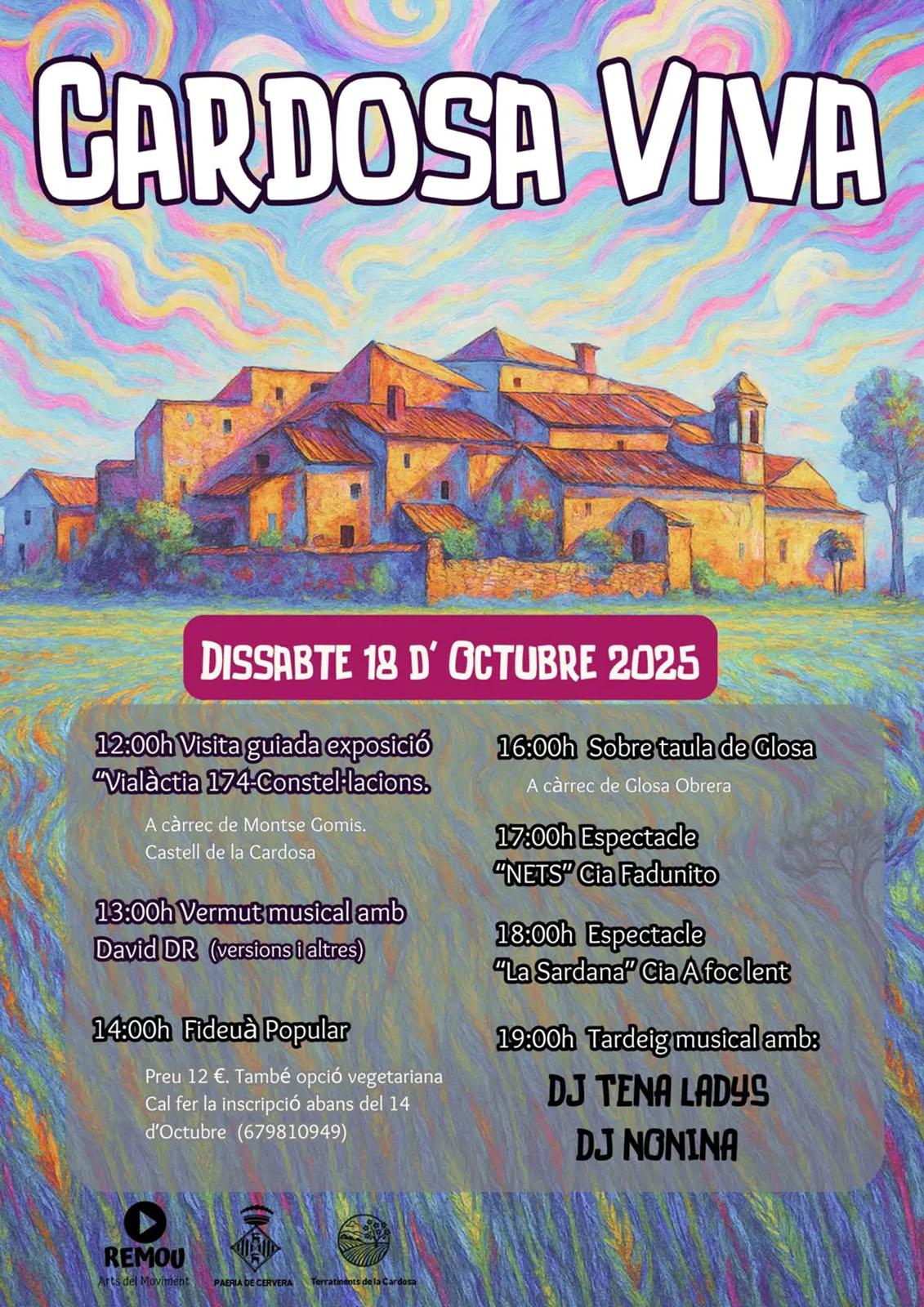 cartell Festa Cardosa Viva cartell Festa Cardosa Viva