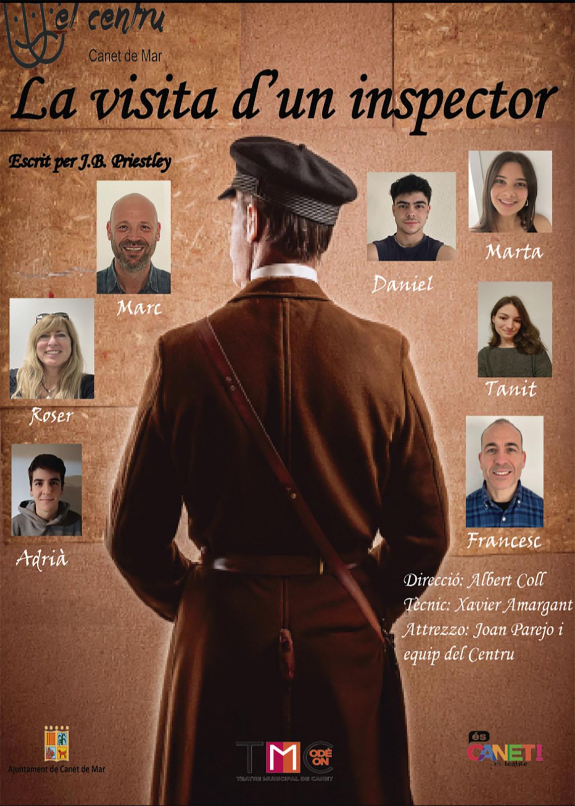 cartell X Concurs de teatre 'La visita d'un inspector' cartell X Concurs de teatre 'La visita d'un inspector'