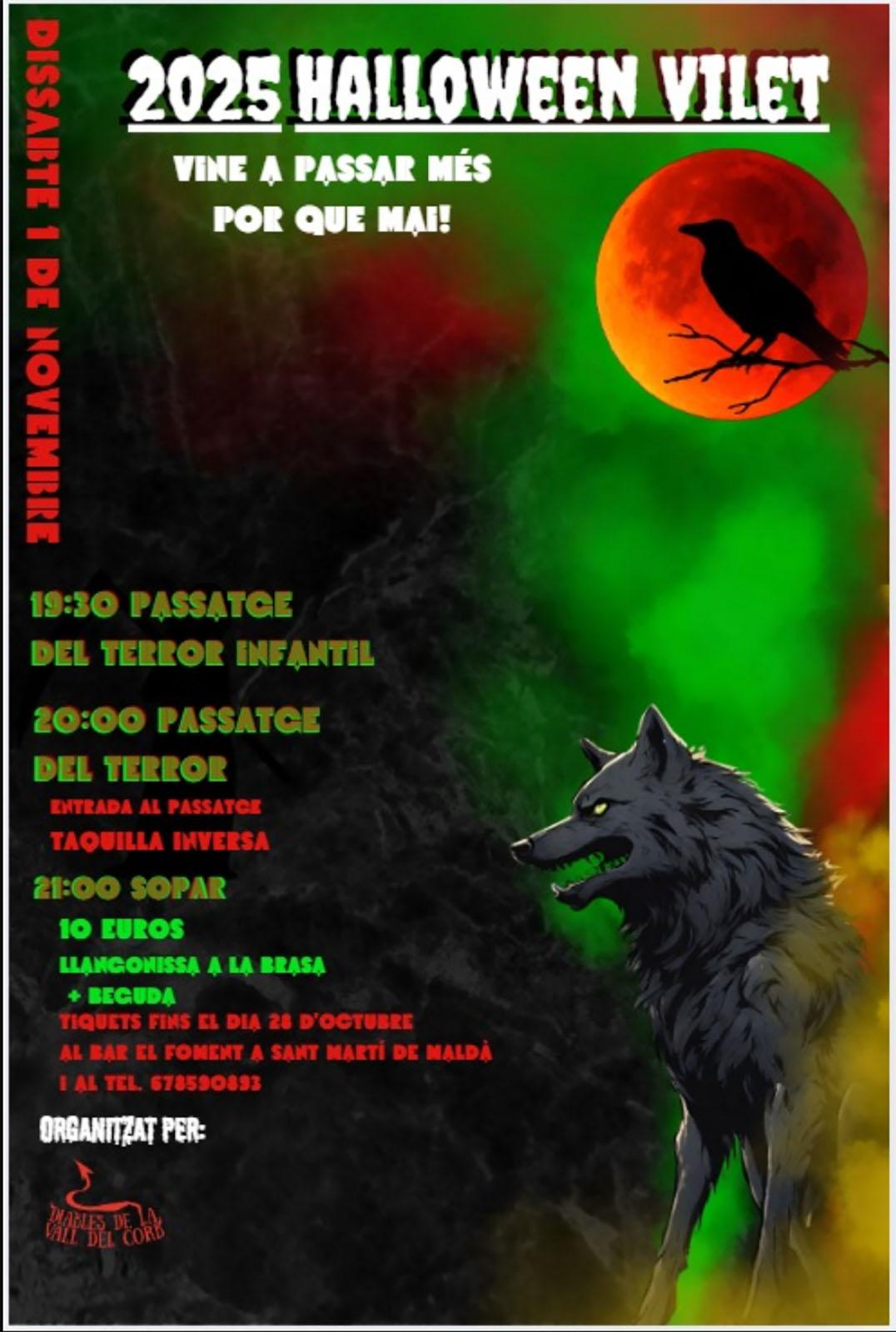 cartell Halloween Vilet 2025 cartell Halloween Vilet 2025