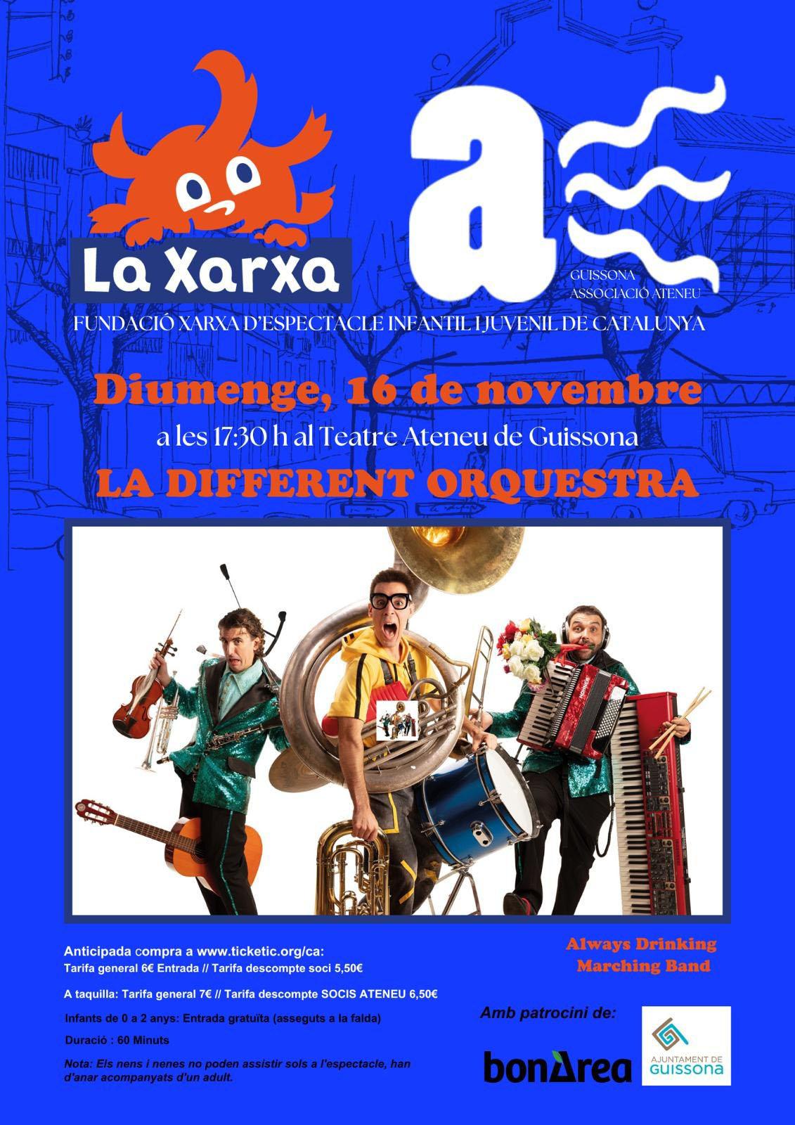 cartell Espectacle 'La Diferent Orquestra'