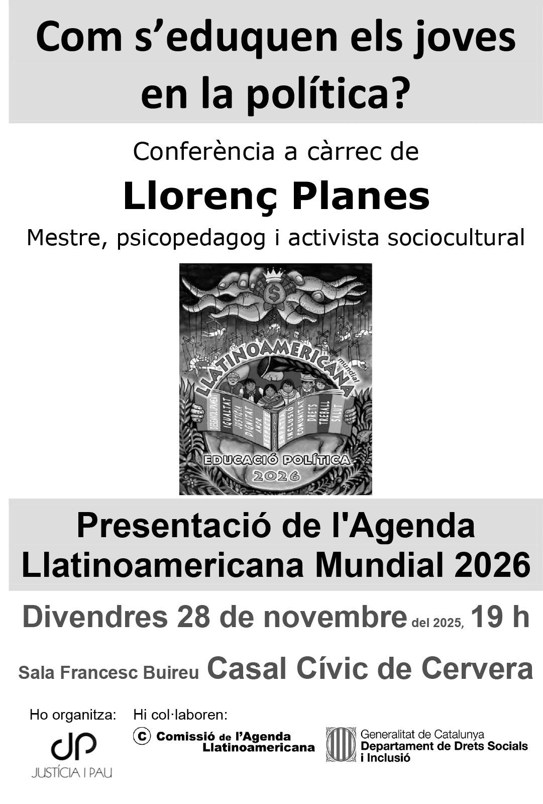 cartell Com s'eduquen els joves en la política?